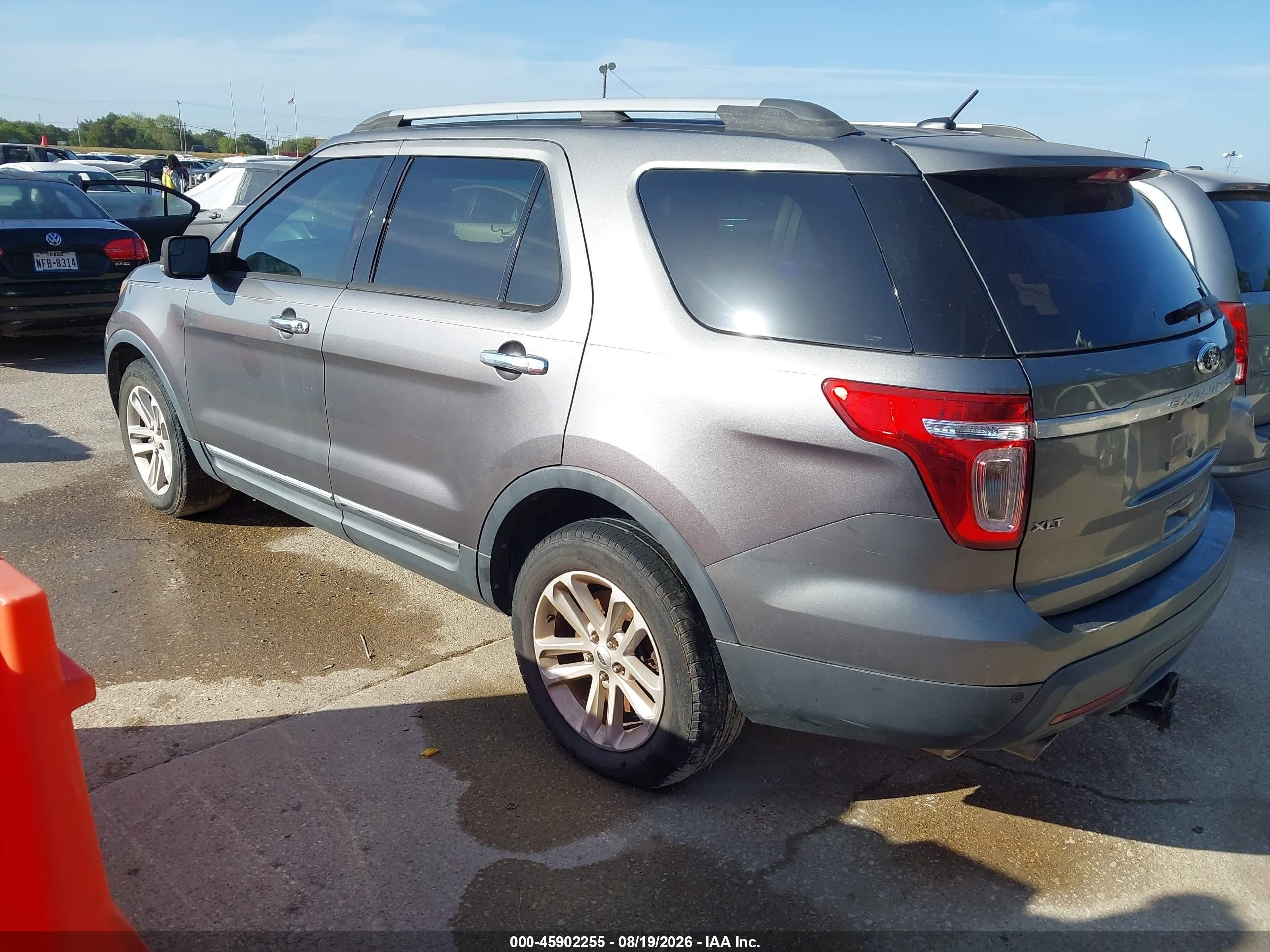 2014 Ford Explorer Xlt Gray vin: 1FM5K7D85EGC34699