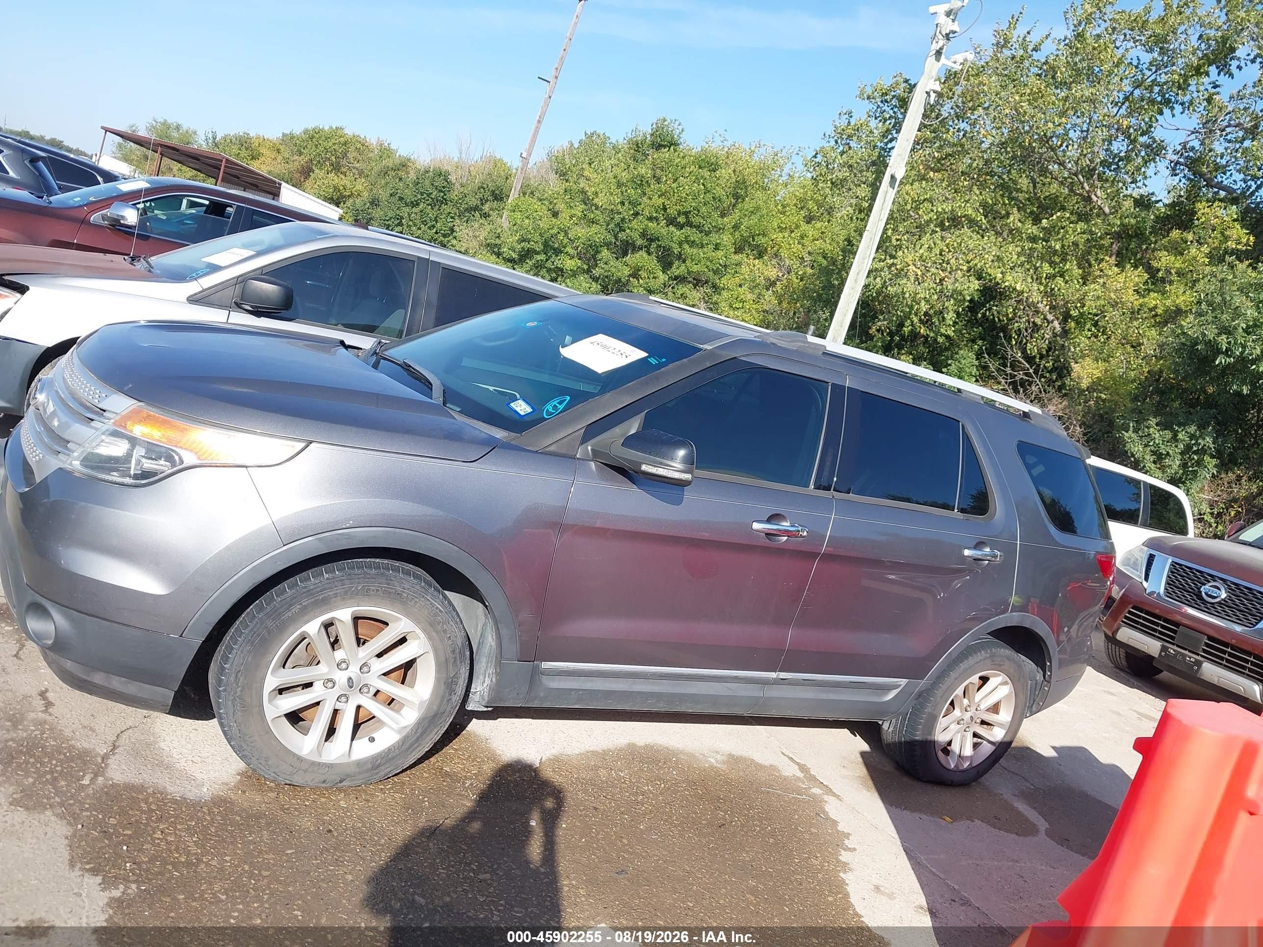 2014 Ford Explorer Xlt Gray vin: 1FM5K7D85EGC34699