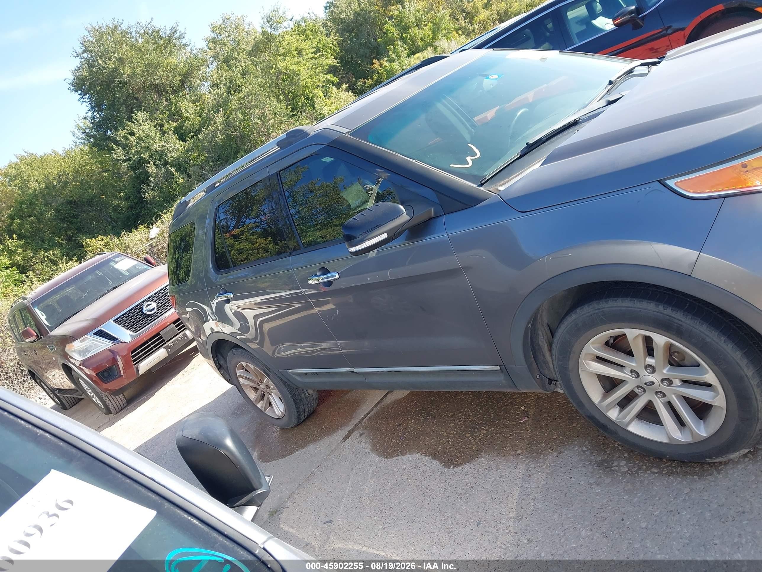 2014 Ford Explorer Xlt Gray vin: 1FM5K7D85EGC34699