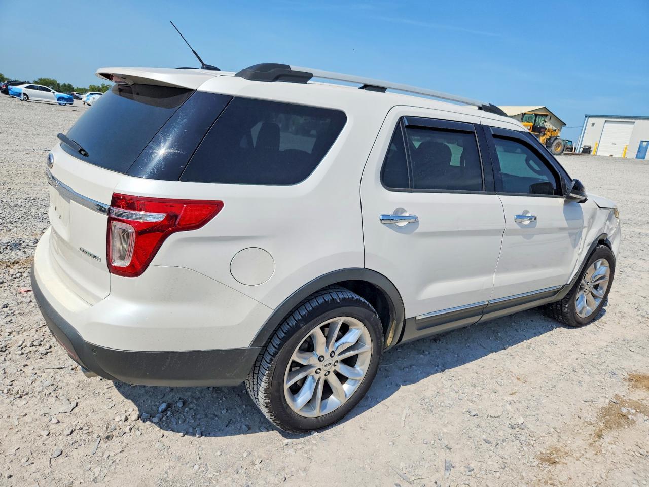 2014 Ford Explorer Xlt White vin: 1FM5K7D85EGC44312