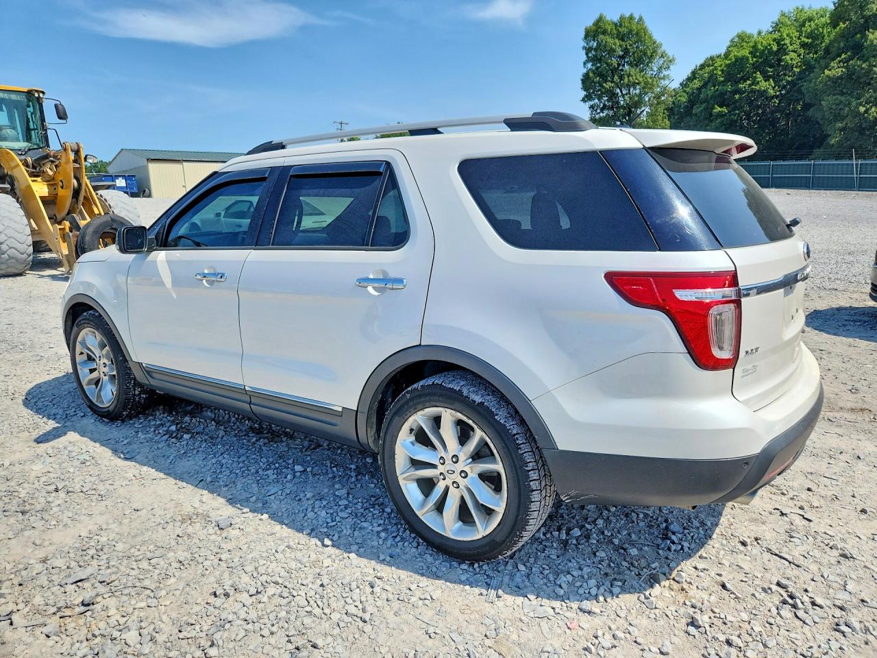 2014 Ford Explorer Xlt White vin: 1FM5K7D85EGC44312