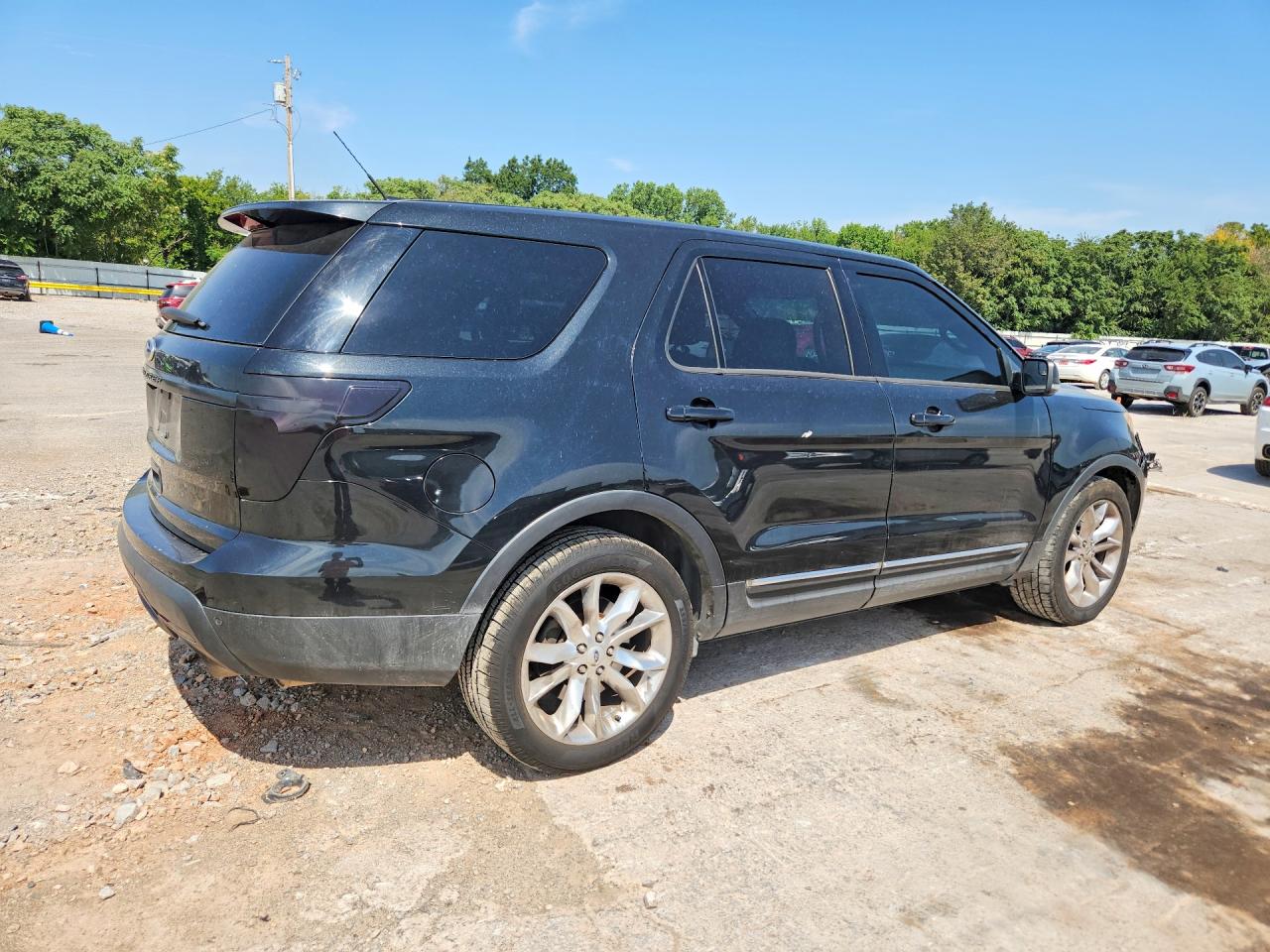2014 Ford Explorer Xlt Black vin: 1FM5K7D85EGC47064
