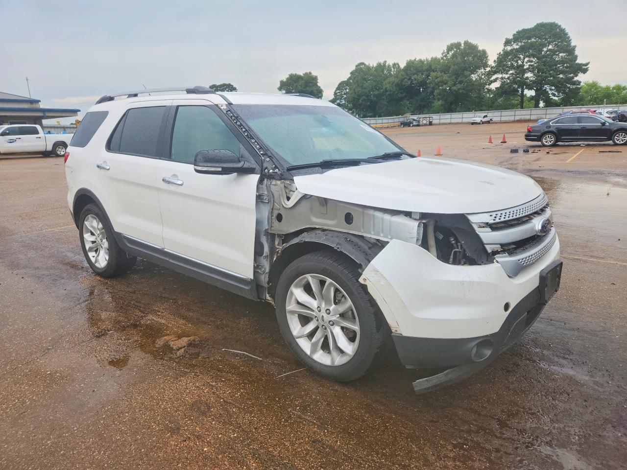 2014 Ford Explorer Xlt Белый vin: 1FM5K7D85EGC47338