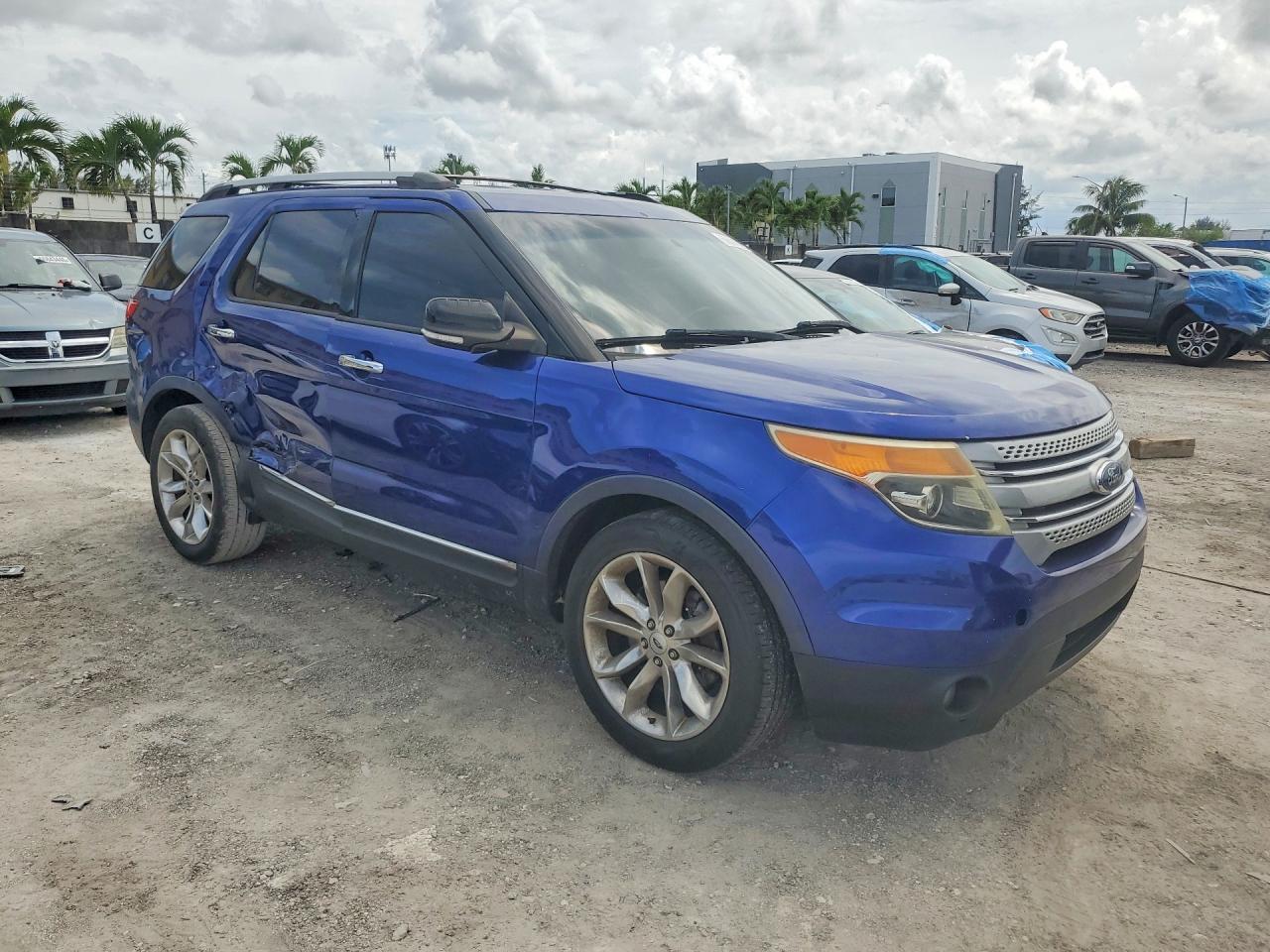 2015 Ford Explorer Xlt Blue vin: 1FM5K7D85FGA44354