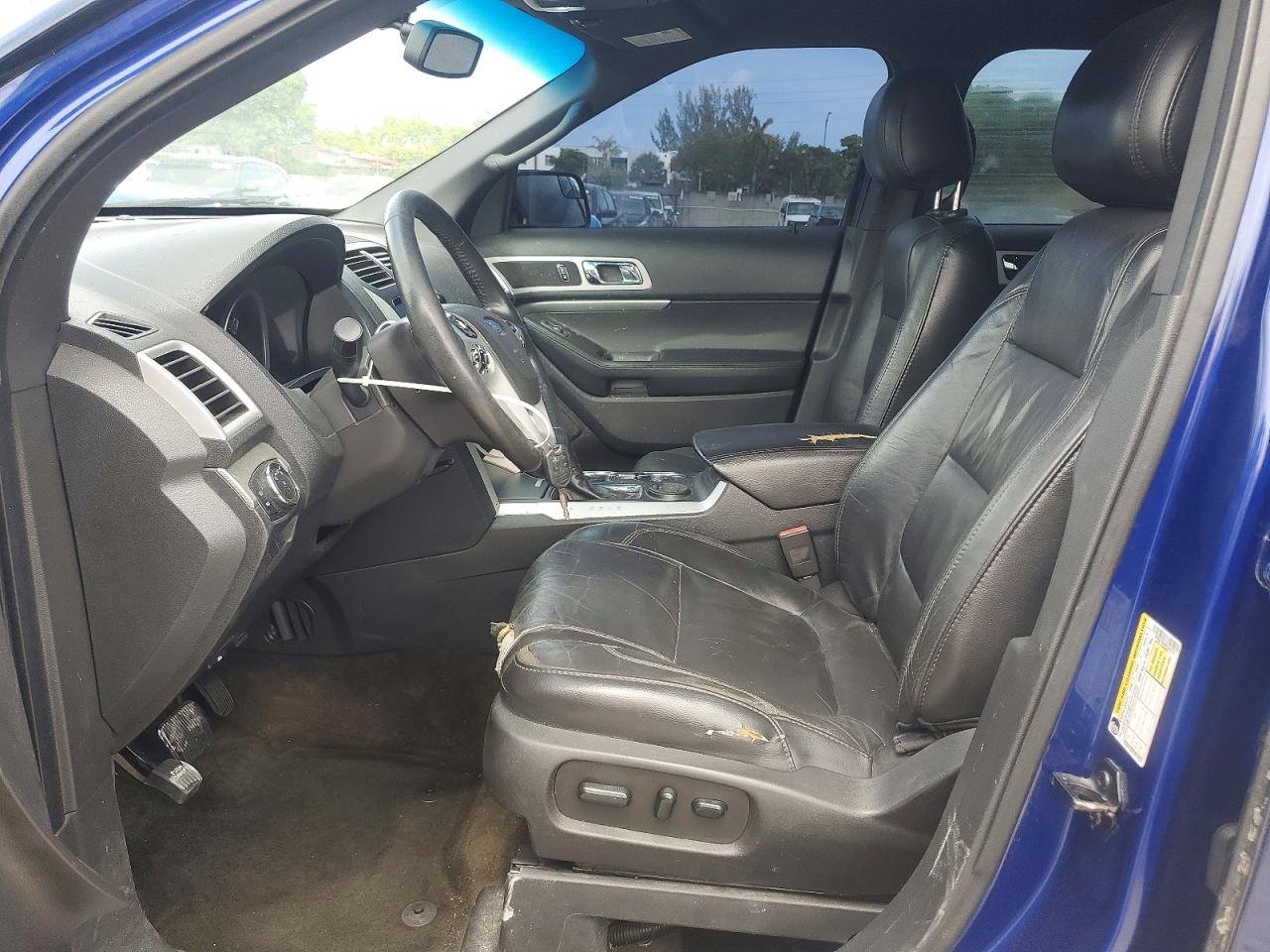 2015 Ford Explorer Xlt Blue vin: 1FM5K7D85FGA44354