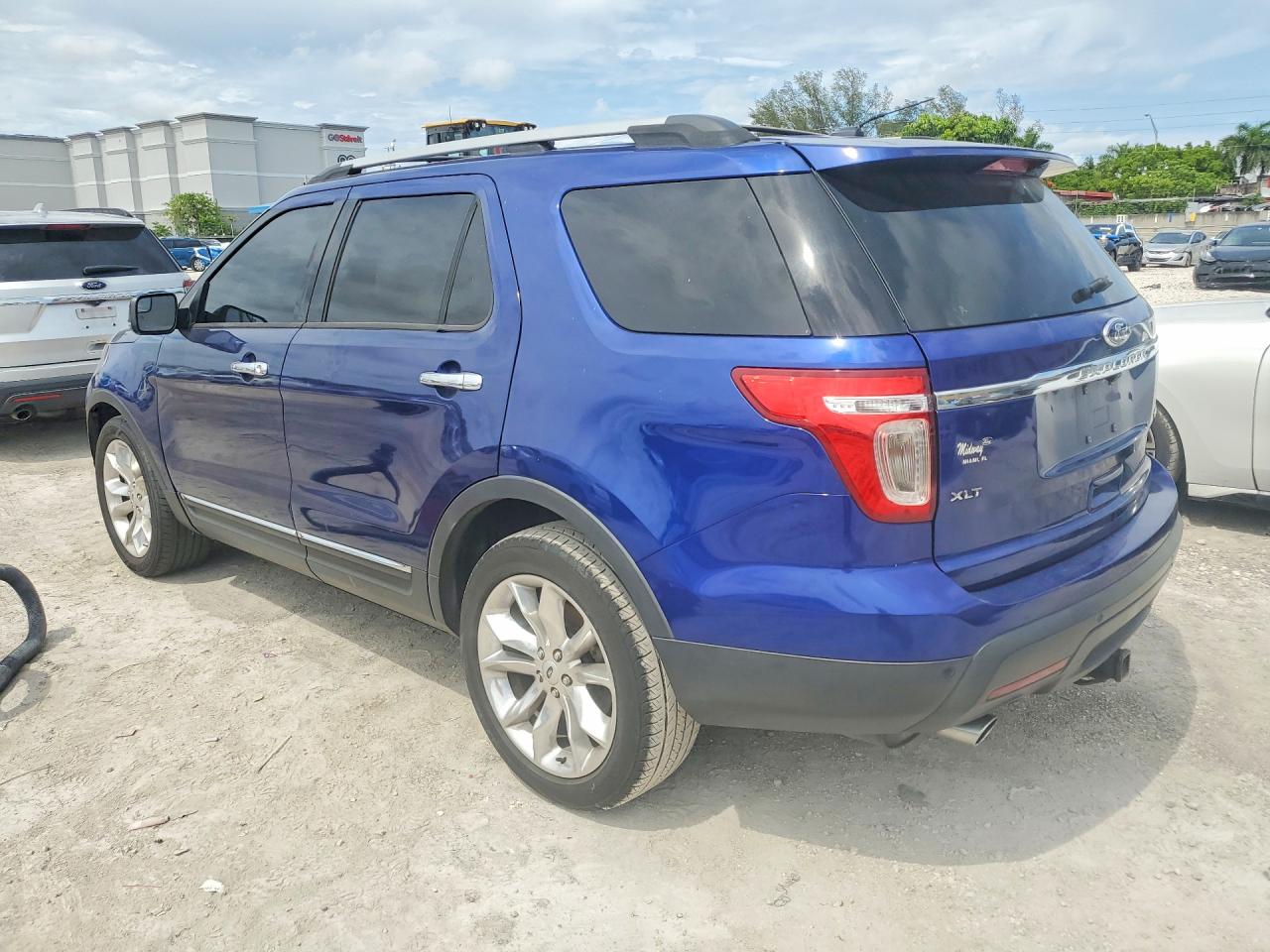 2015 Ford Explorer Xlt Blue vin: 1FM5K7D85FGA44354