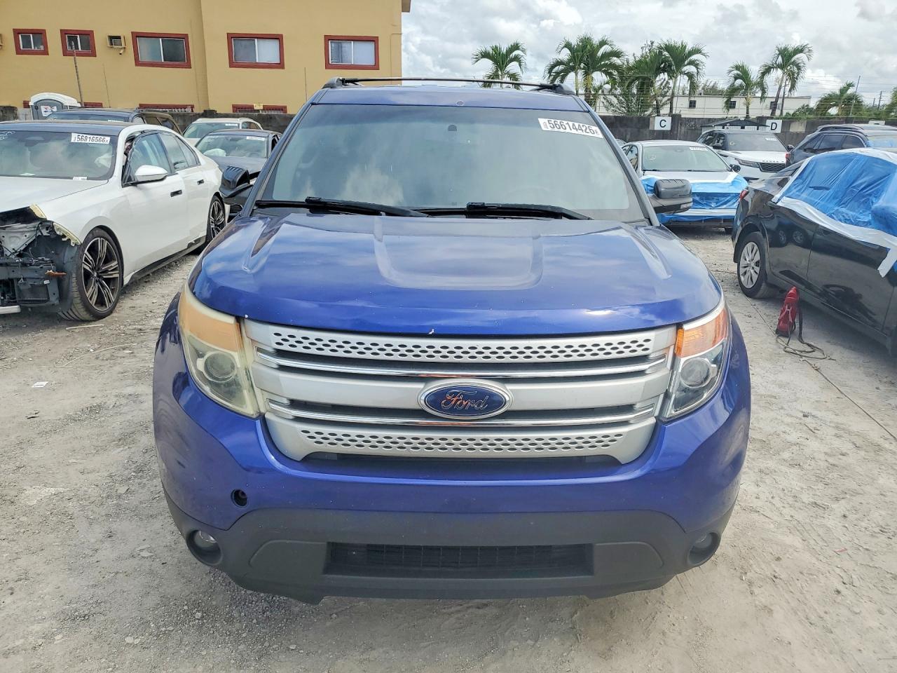 2015 Ford Explorer Xlt Blue vin: 1FM5K7D85FGA44354