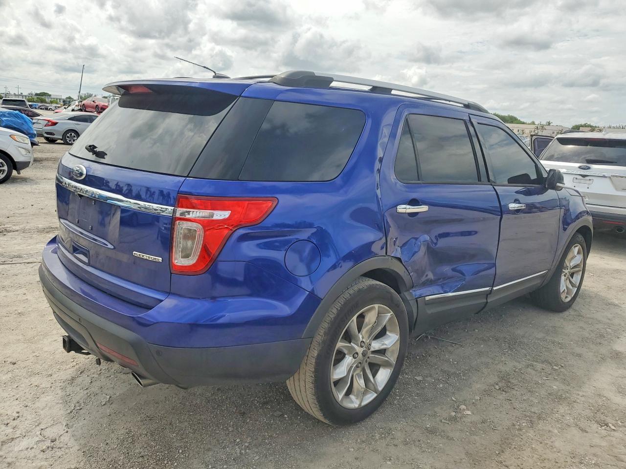 2015 Ford Explorer Xlt Blue vin: 1FM5K7D85FGA44354