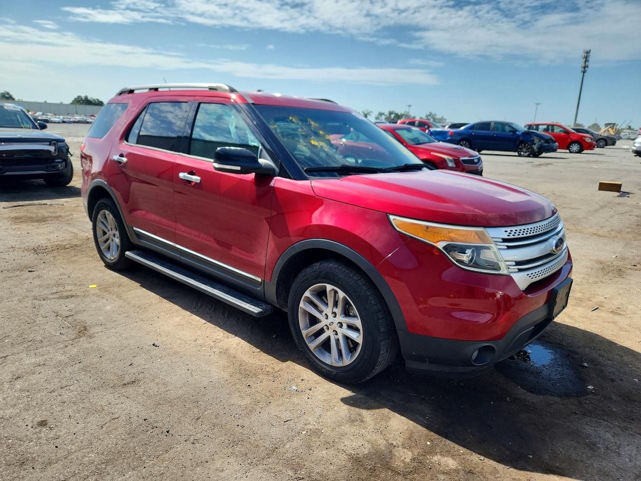 2015 Ford Explorer Xlt Красный vin: 1FM5K7D85FGA74972