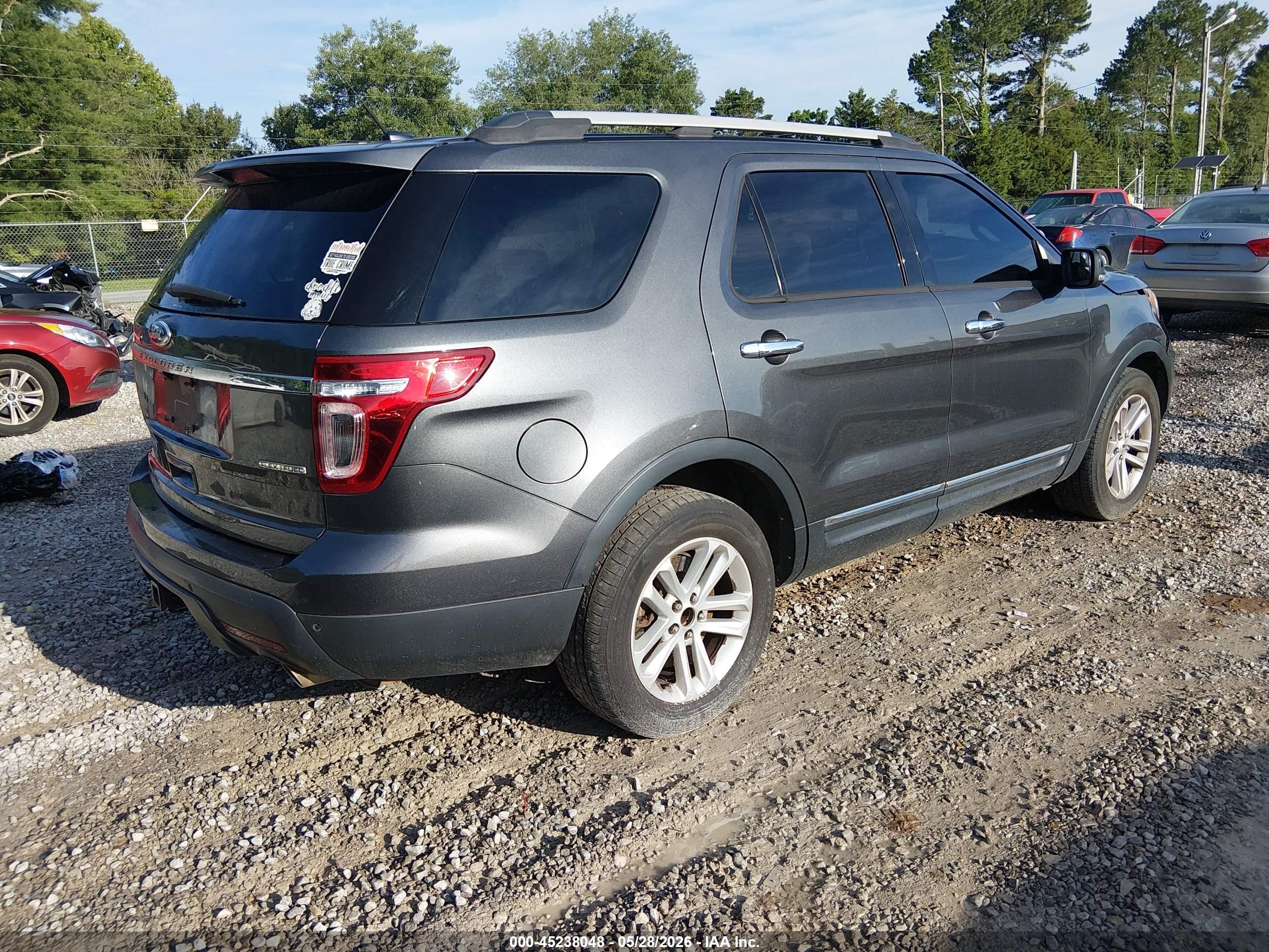 2015 Ford Explorer Xlt Gray vin: 1FM5K7D85FGB36497