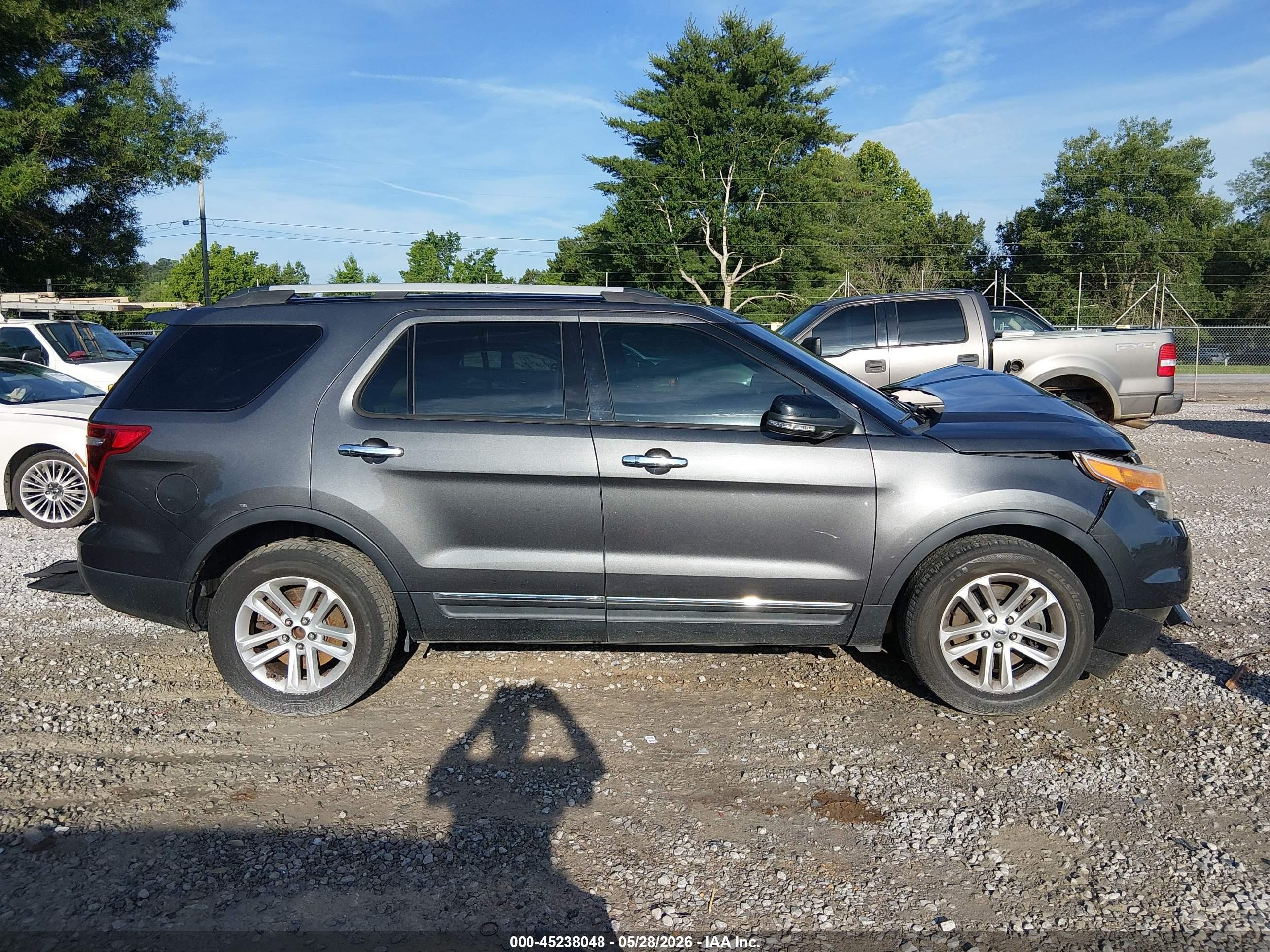 2015 Ford Explorer Xlt Gray vin: 1FM5K7D85FGB36497