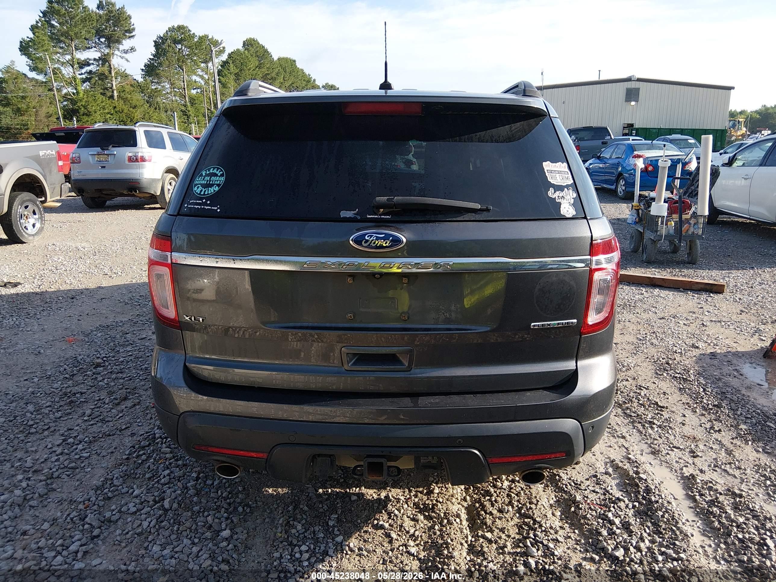 2015 Ford Explorer Xlt Gray vin: 1FM5K7D85FGB36497