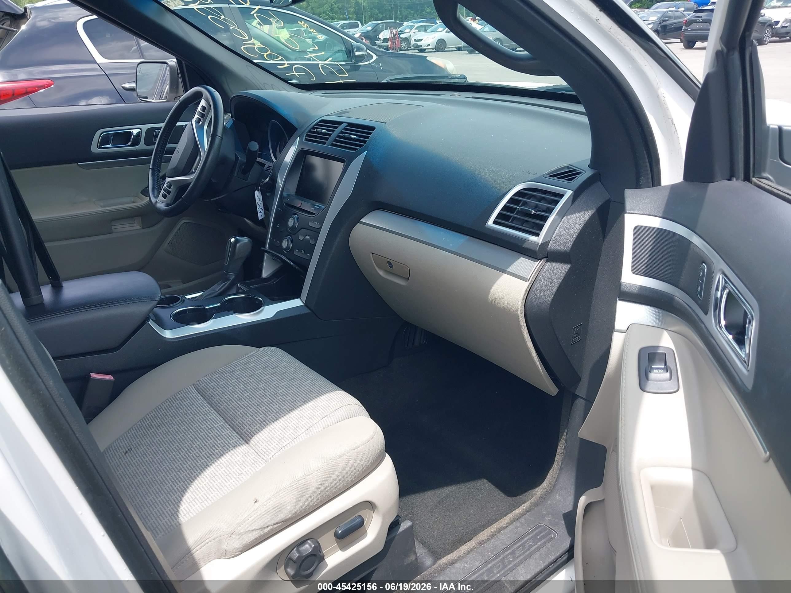2015 Ford Explorer Xlt Белый vin: 1FM5K7D85FGB37584