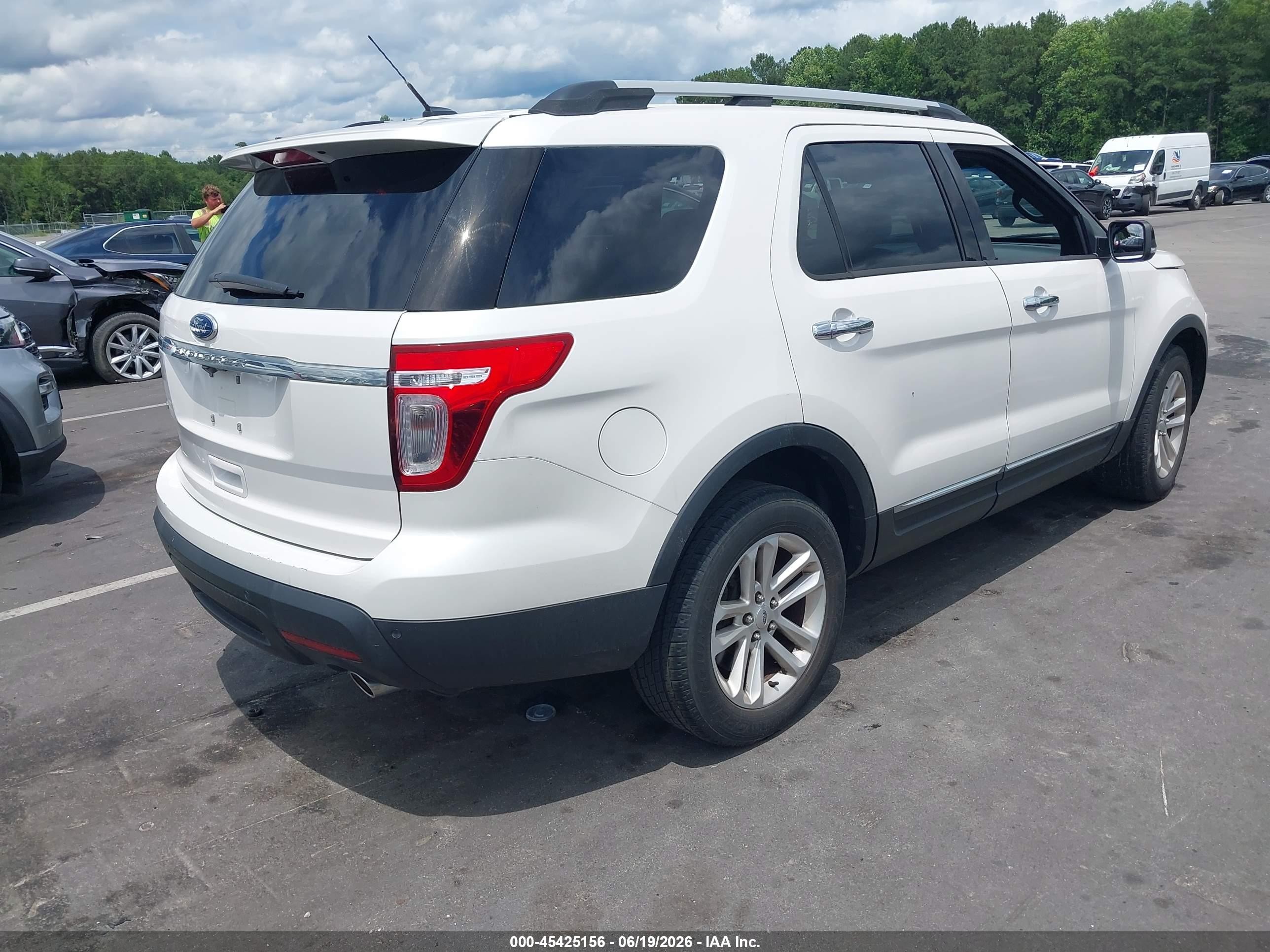 2015 Ford Explorer Xlt Белый vin: 1FM5K7D85FGB37584