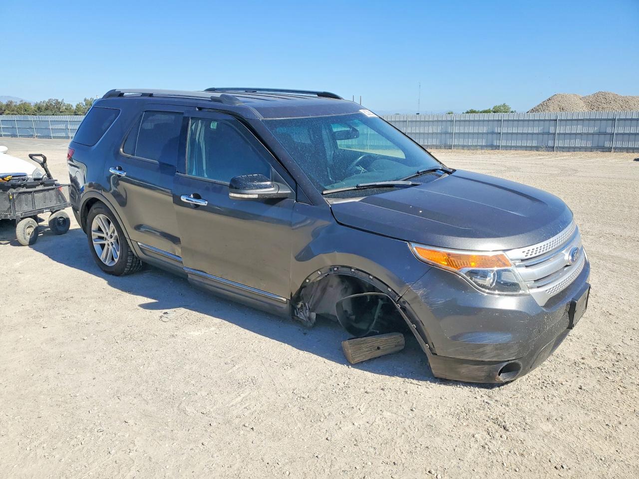2015 Ford Explorer Xlt Gray vin: 1FM5K7D85FGB60198
