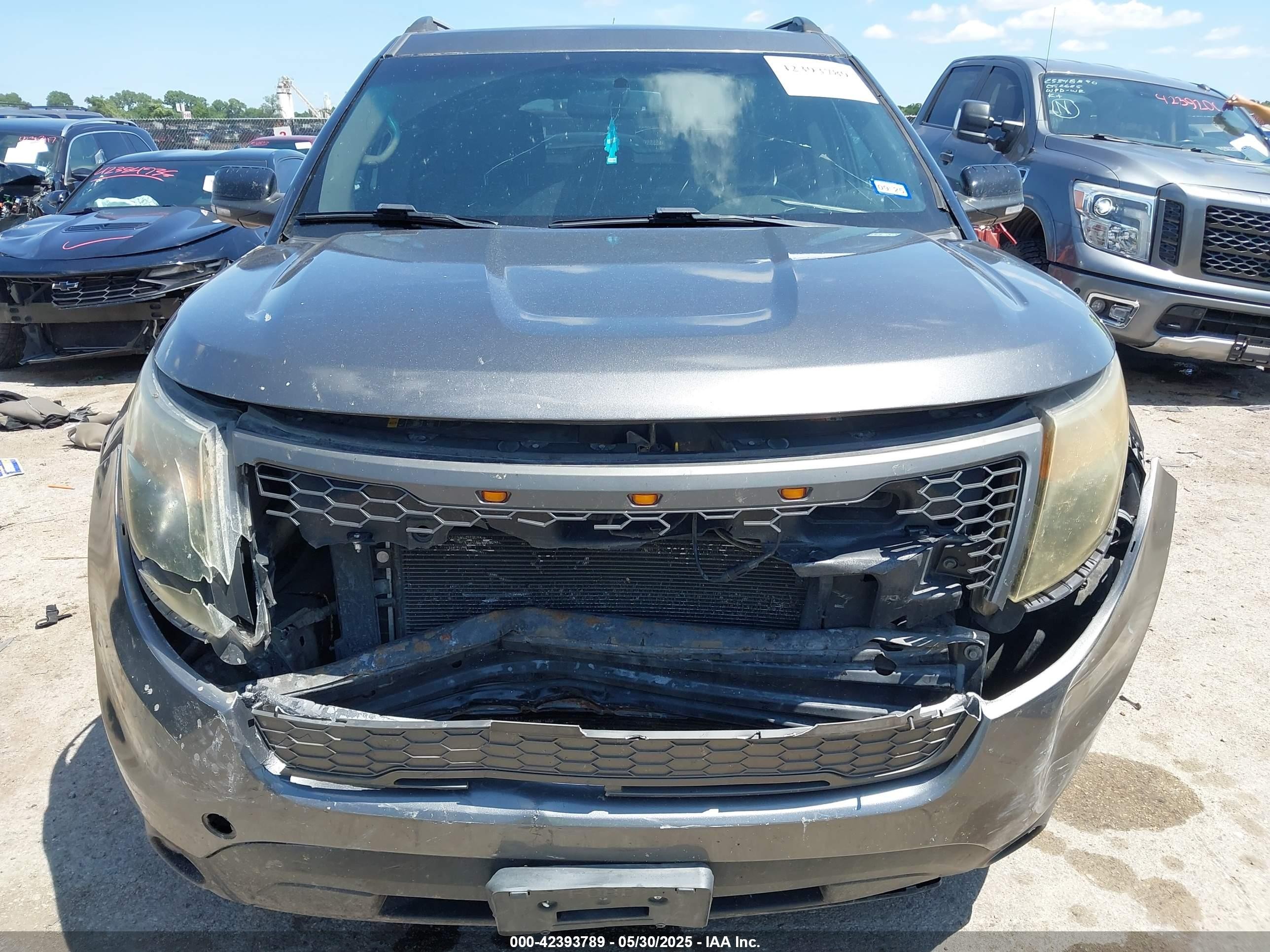 2015 Ford Explorer Xlt Gray vin: 1FM5K7D85FGC35319