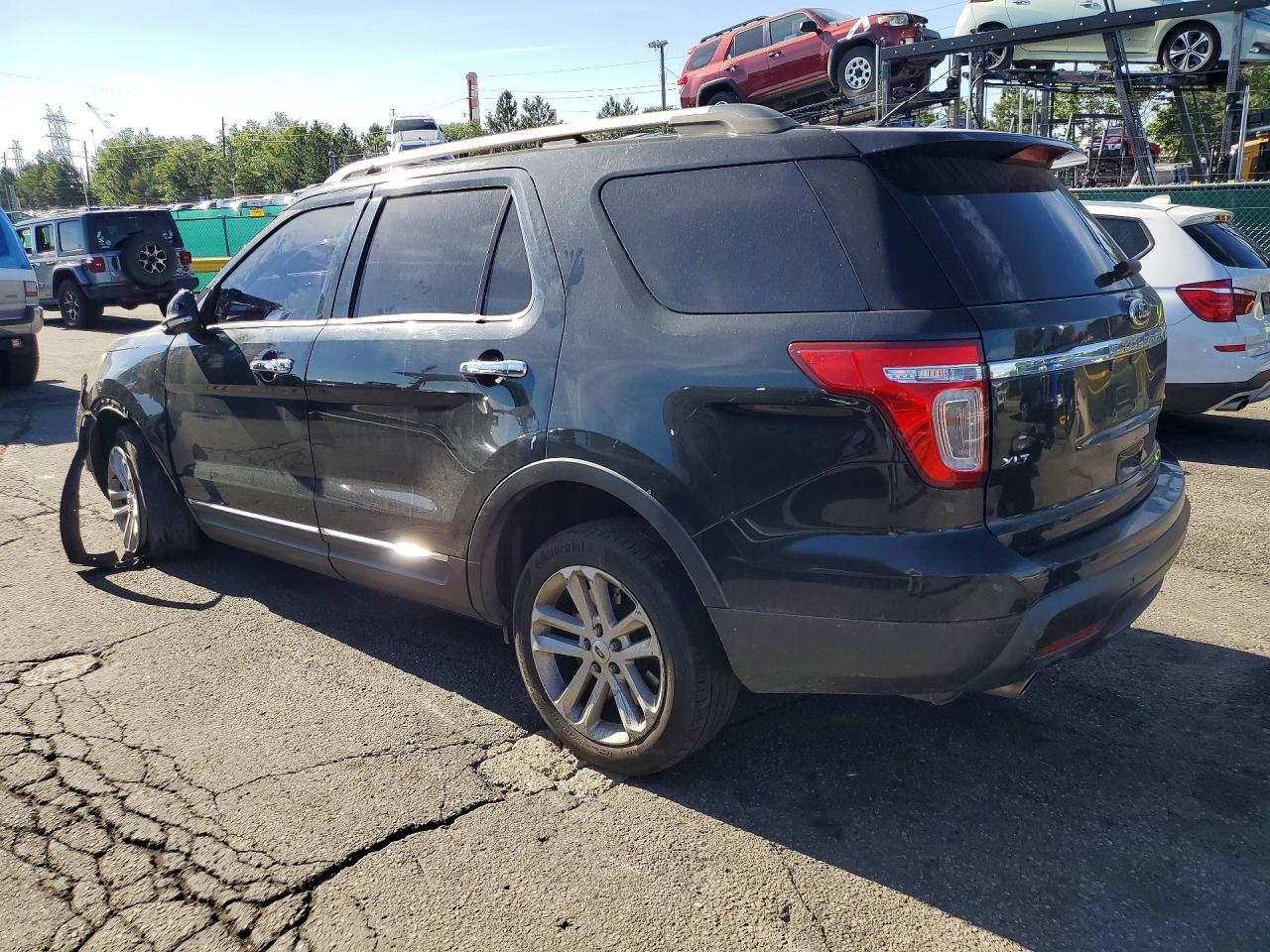 2015 Ford Explorer Xlt Black vin: 1FM5K7D85FGC37457