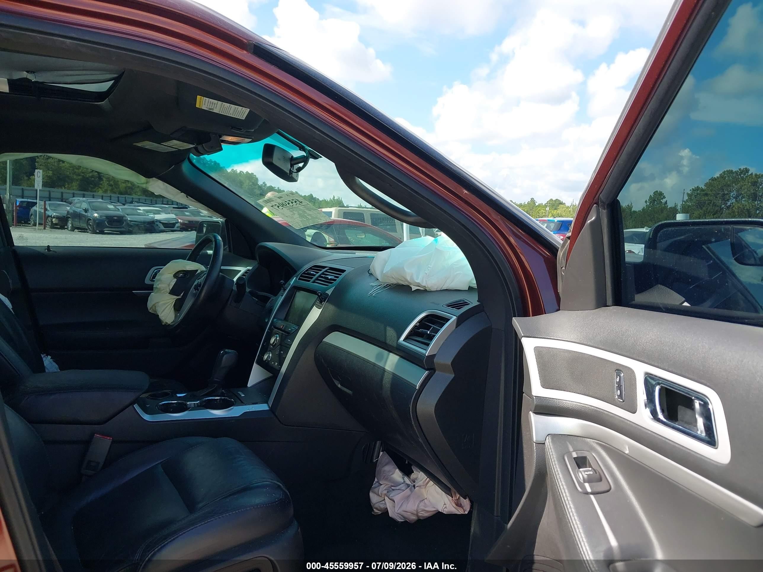 2015 Ford Explorer Xlt Burgundy vin: 1FM5K7D85FGC45946