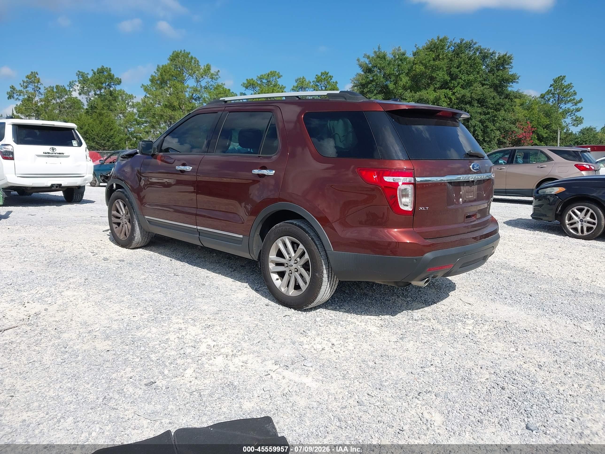 2015 Ford Explorer Xlt Burgundy vin: 1FM5K7D85FGC45946