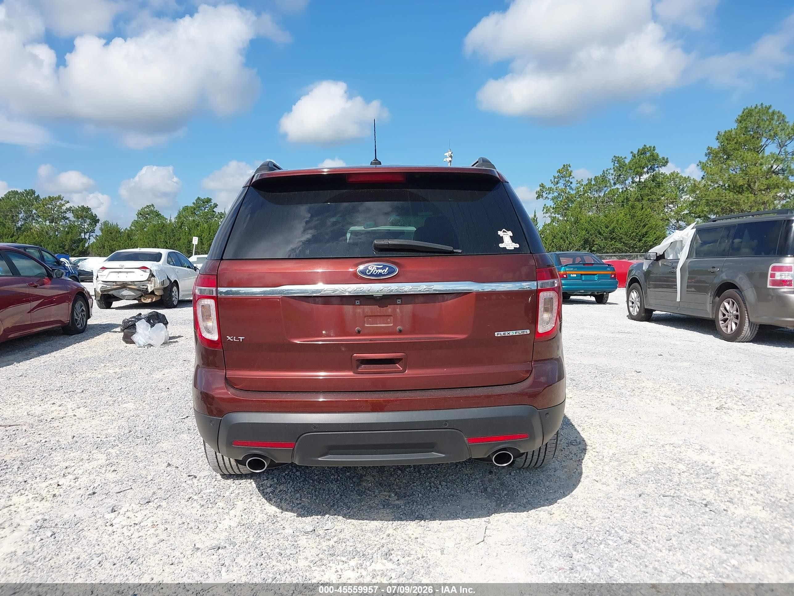 2015 Ford Explorer Xlt Burgundy vin: 1FM5K7D85FGC45946