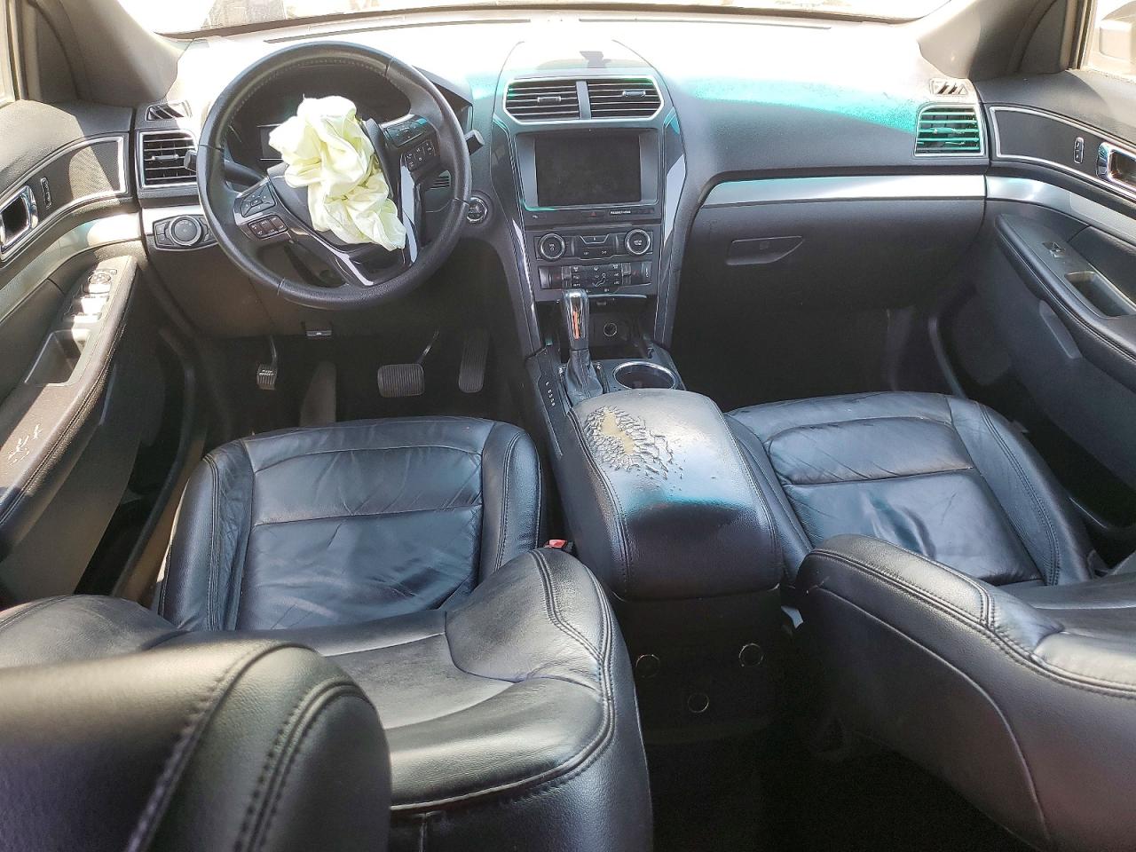 2016 Ford Explorer Xlt White vin: 1FM5K7D85GGA26535