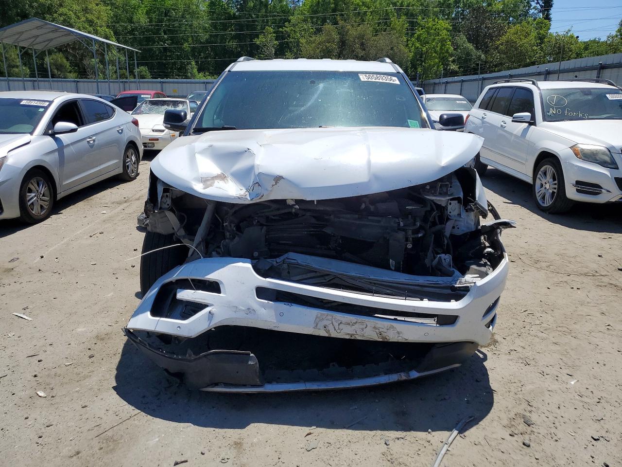 2016 Ford Explorer Xlt White vin: 1FM5K7D85GGA26535