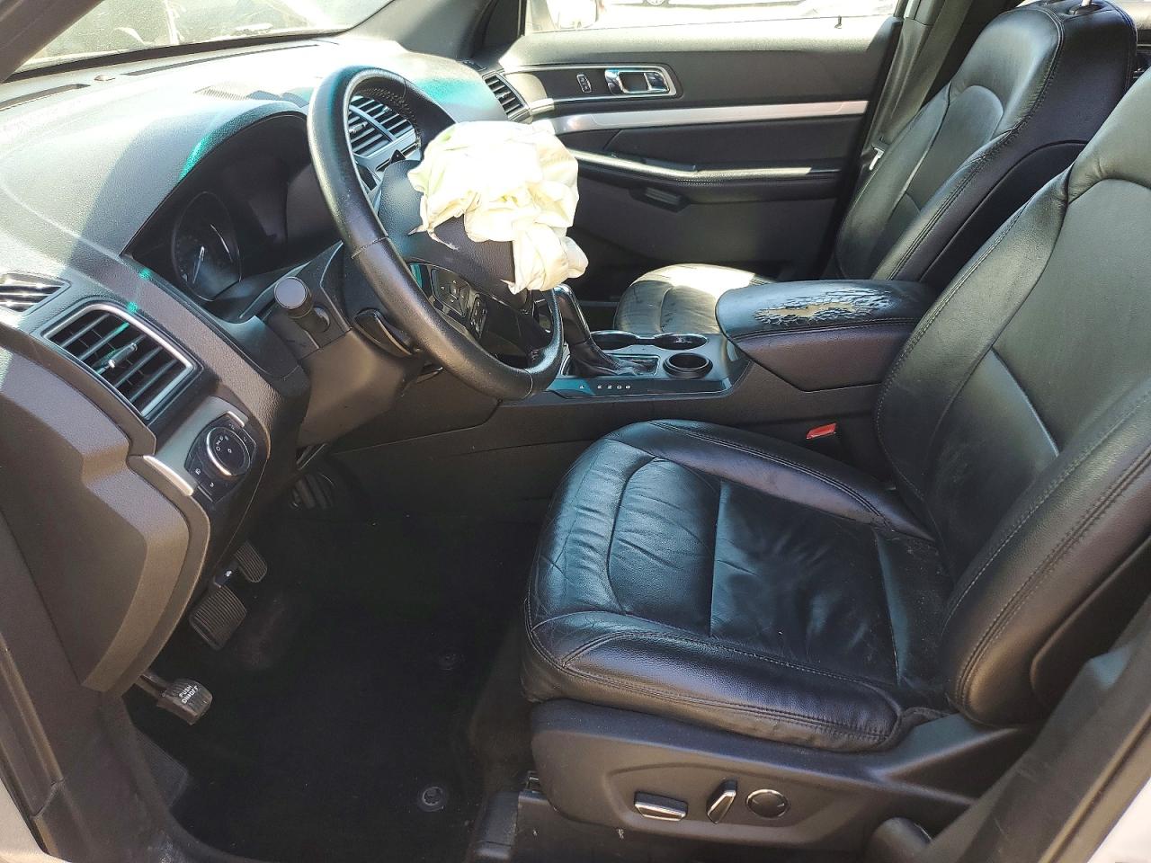 2016 Ford Explorer Xlt White vin: 1FM5K7D85GGA26535