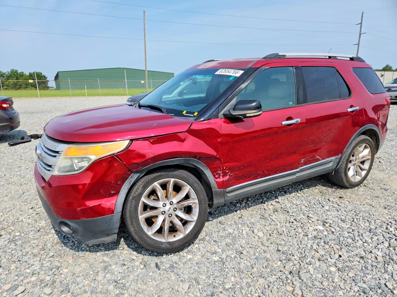 2013 Ford Explorer Xlt Red vin: 1FM5K7D86DGA16429