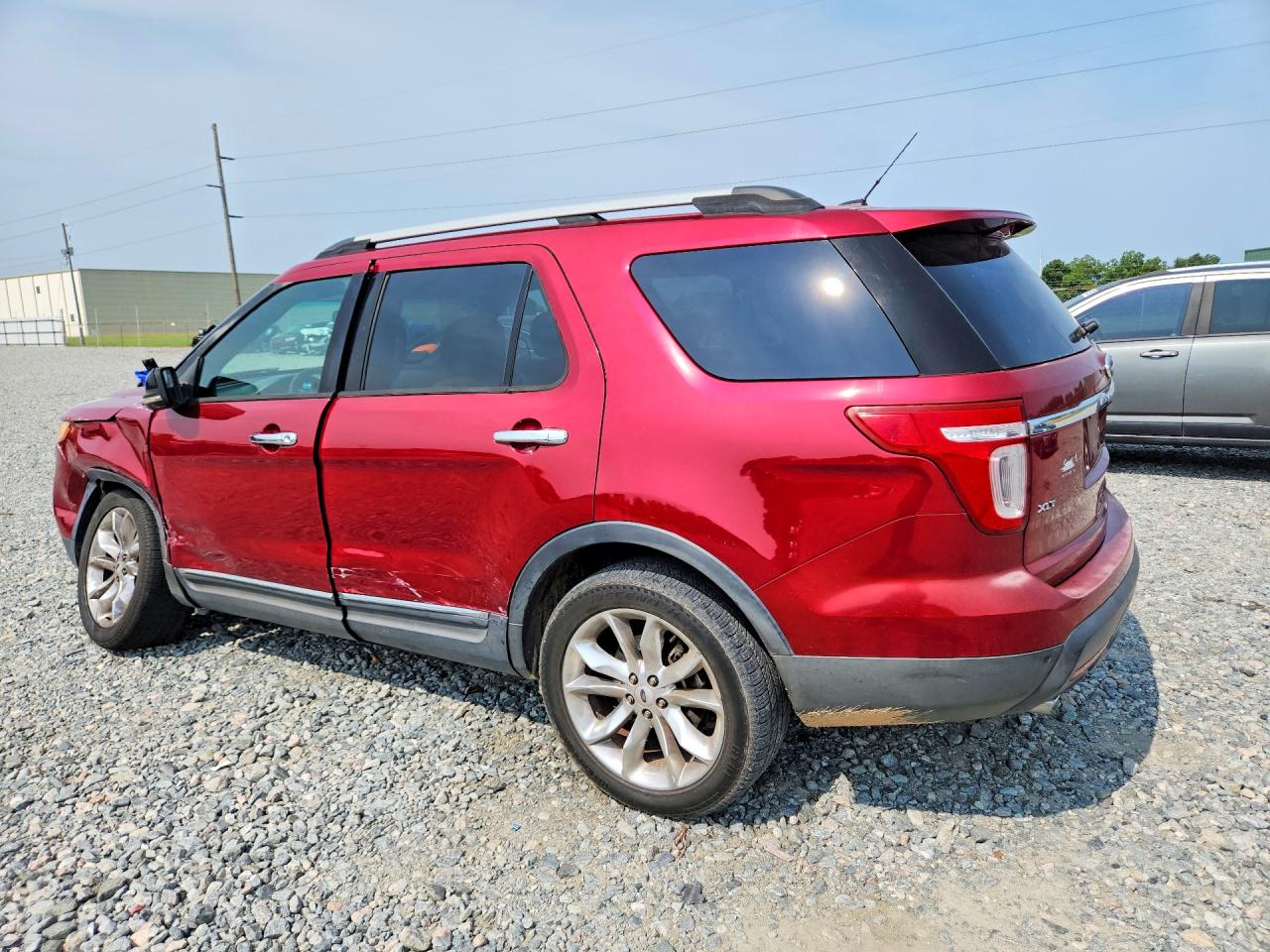 2013 Ford Explorer Xlt Red vin: 1FM5K7D86DGA16429