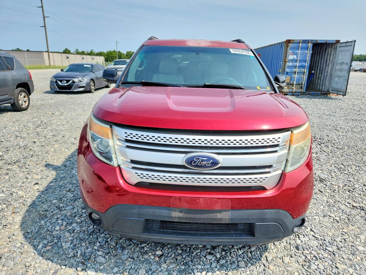 2013 Ford Explorer Xlt Red vin: 1FM5K7D86DGA16429