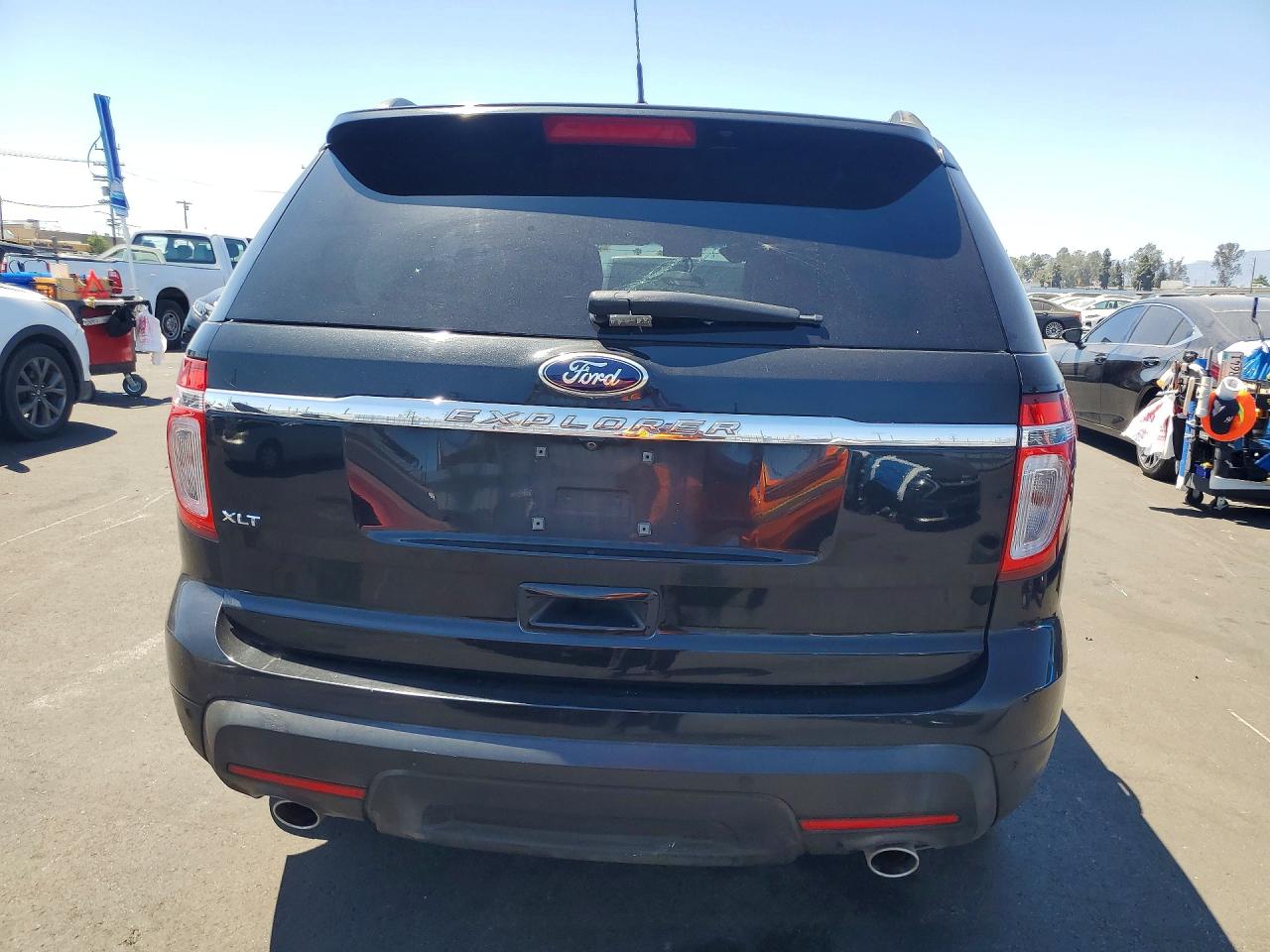 2013 Ford Explorer Xlt Black vin: 1FM5K7D86DGA45736