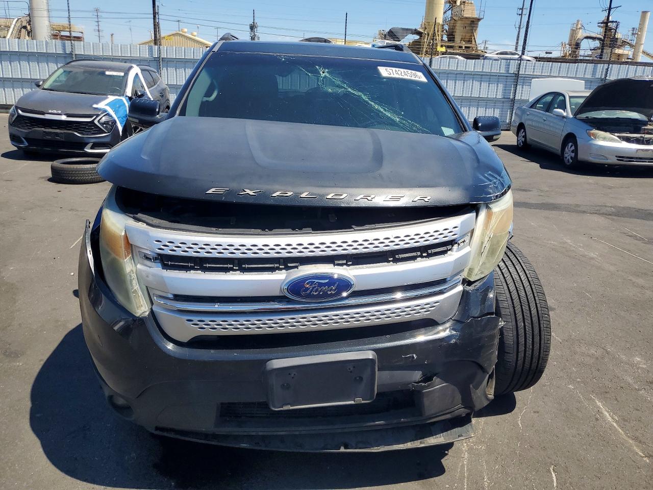 2013 Ford Explorer Xlt Black vin: 1FM5K7D86DGA45736