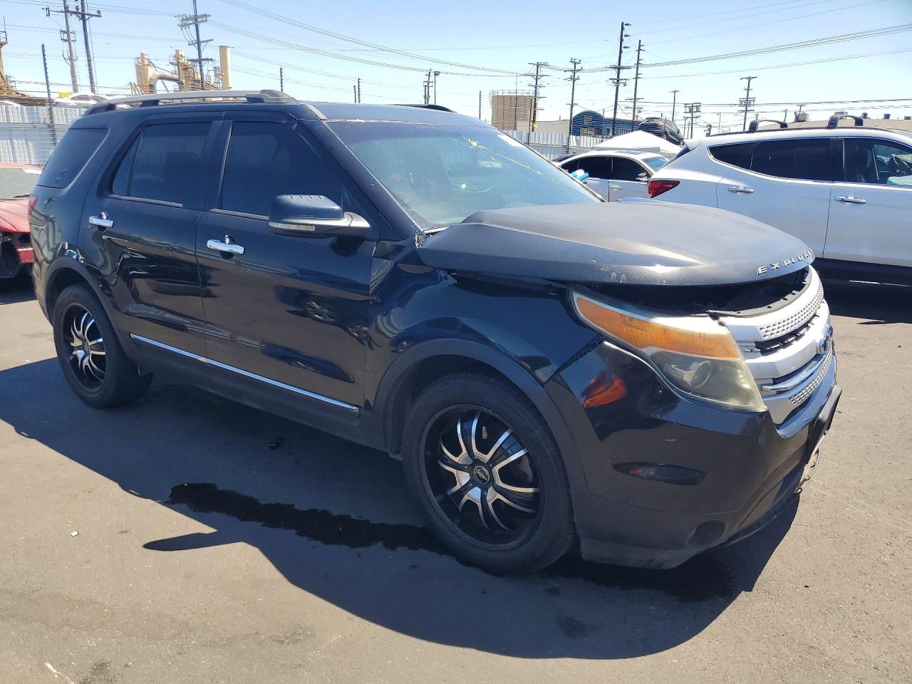 2013 Ford Explorer Xlt Black vin: 1FM5K7D86DGA45736