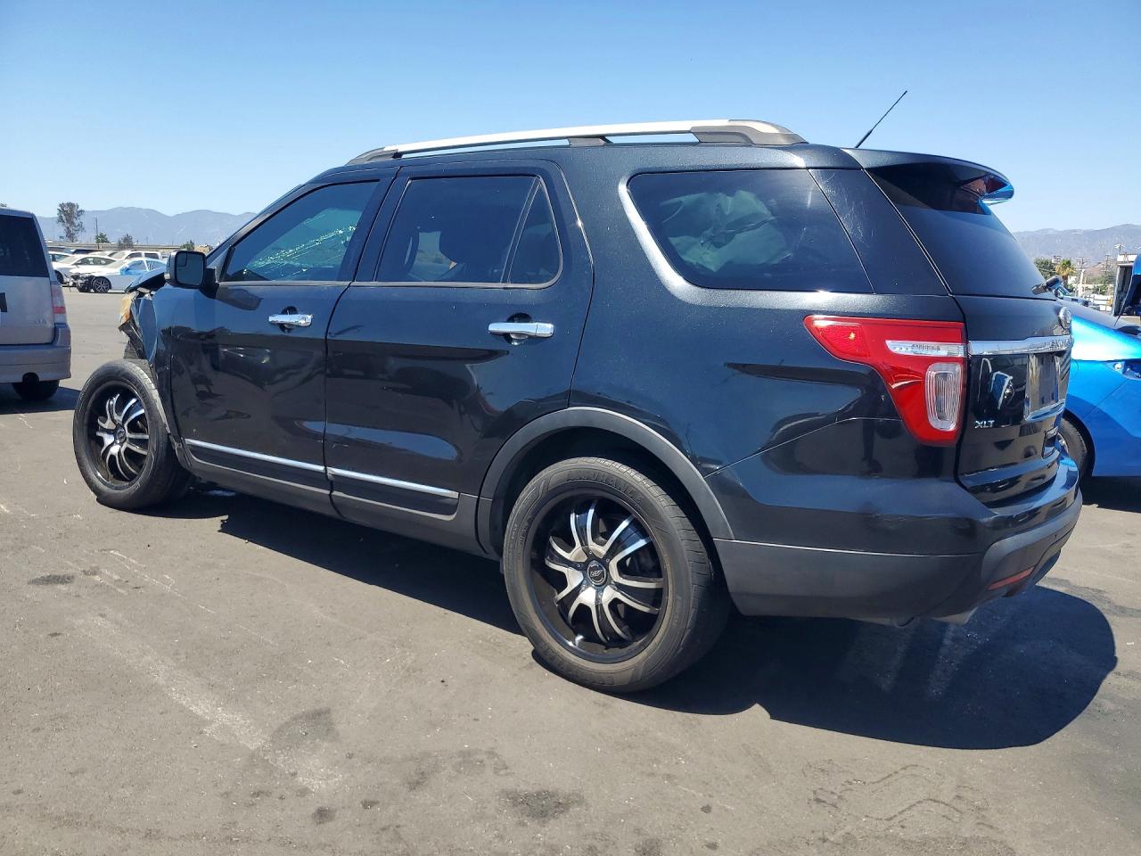 2013 Ford Explorer Xlt Black vin: 1FM5K7D86DGA45736