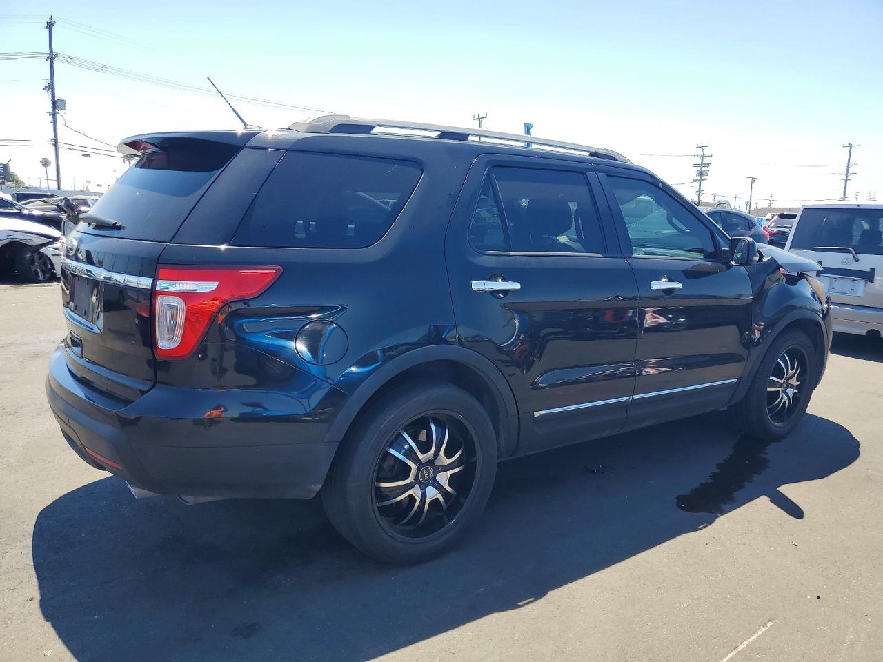 2013 Ford Explorer Xlt Black vin: 1FM5K7D86DGA45736