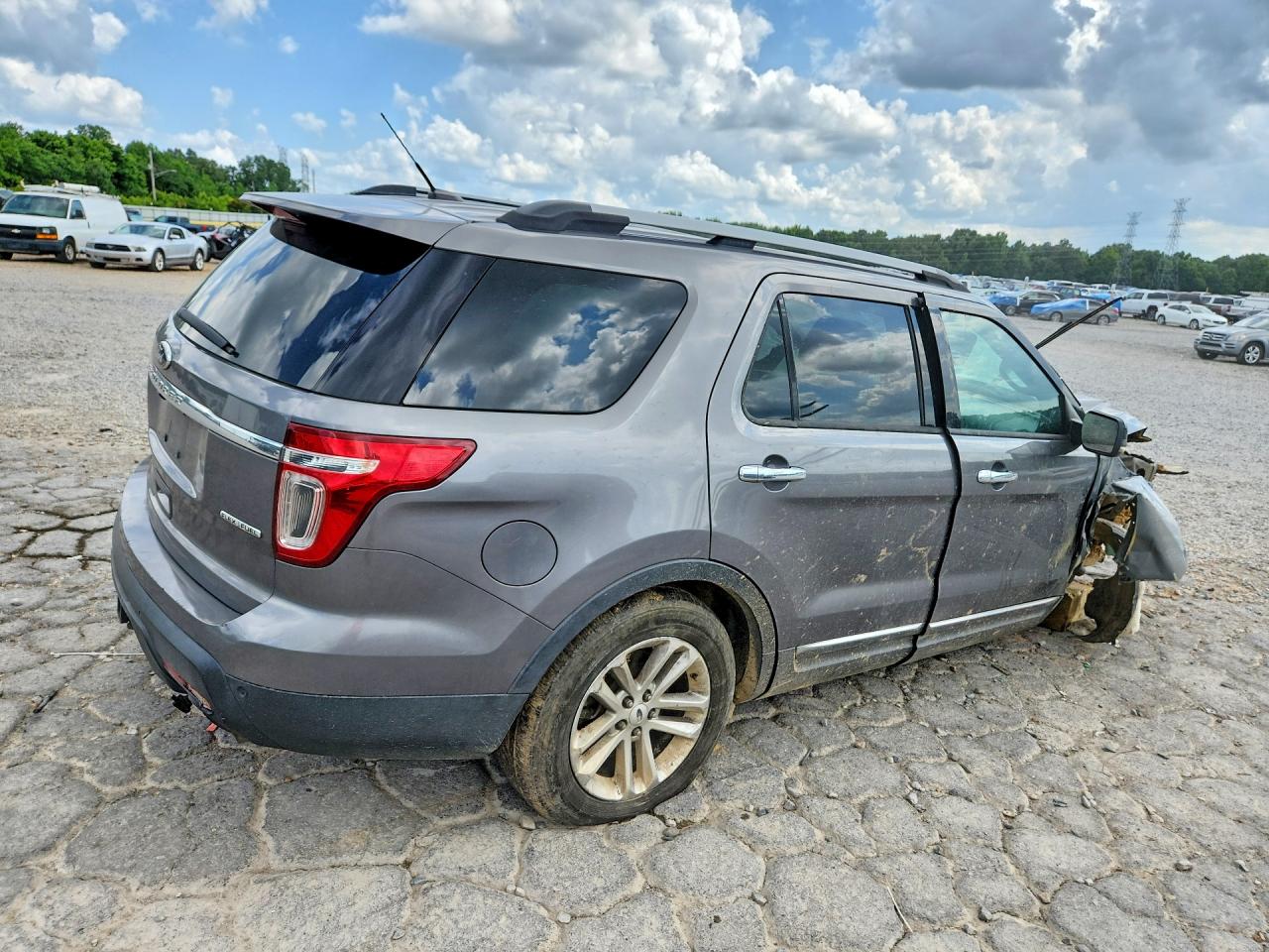 2013 Ford Explorer Xlt Серый vin: 1FM5K7D86DGA92085