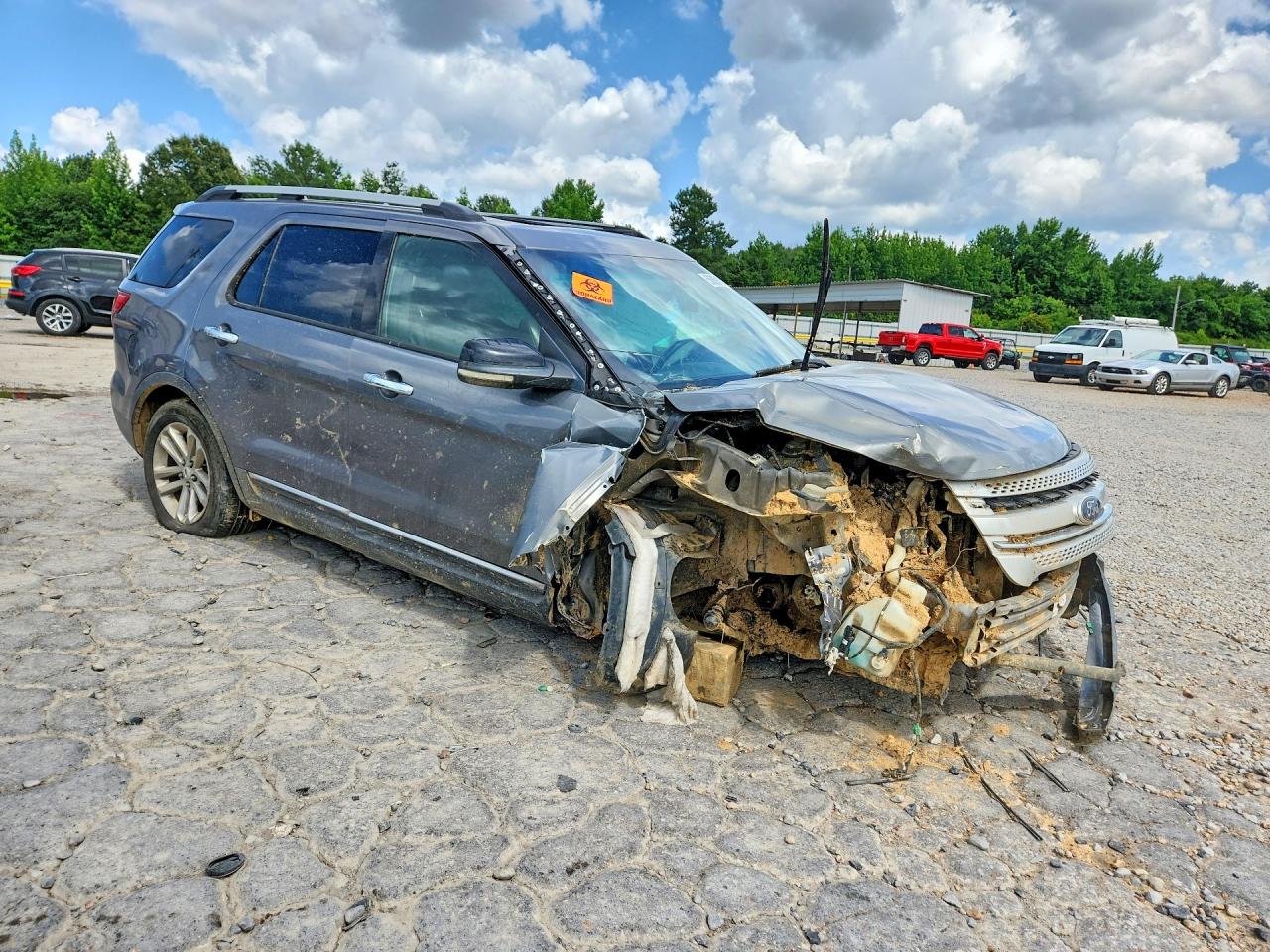 2013 Ford Explorer Xlt Серый vin: 1FM5K7D86DGA92085