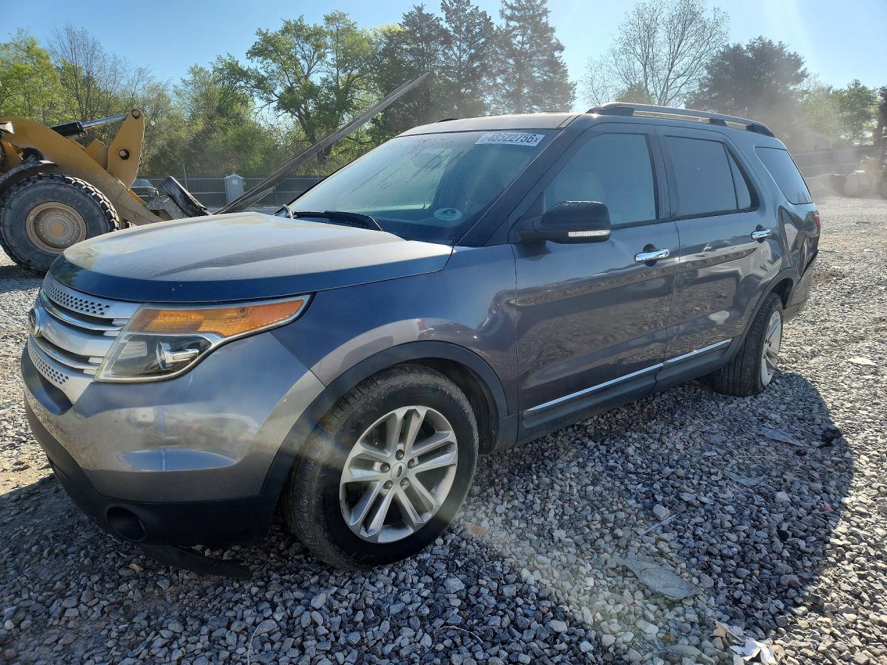 2013 Ford Explorer Xlt Gray vin: 1FM5K7D86DGB70686