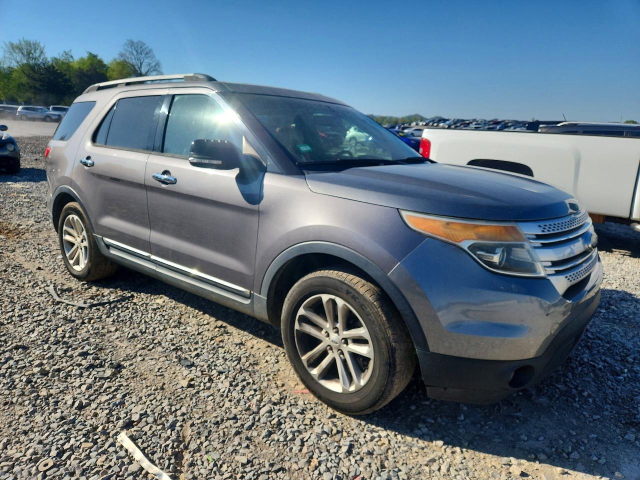 2013 Ford Explorer Xlt Gray vin: 1FM5K7D86DGB70686