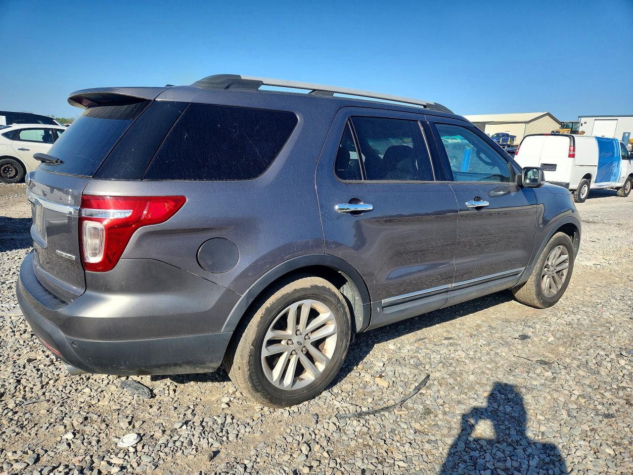 2013 Ford Explorer Xlt Gray vin: 1FM5K7D86DGB70686