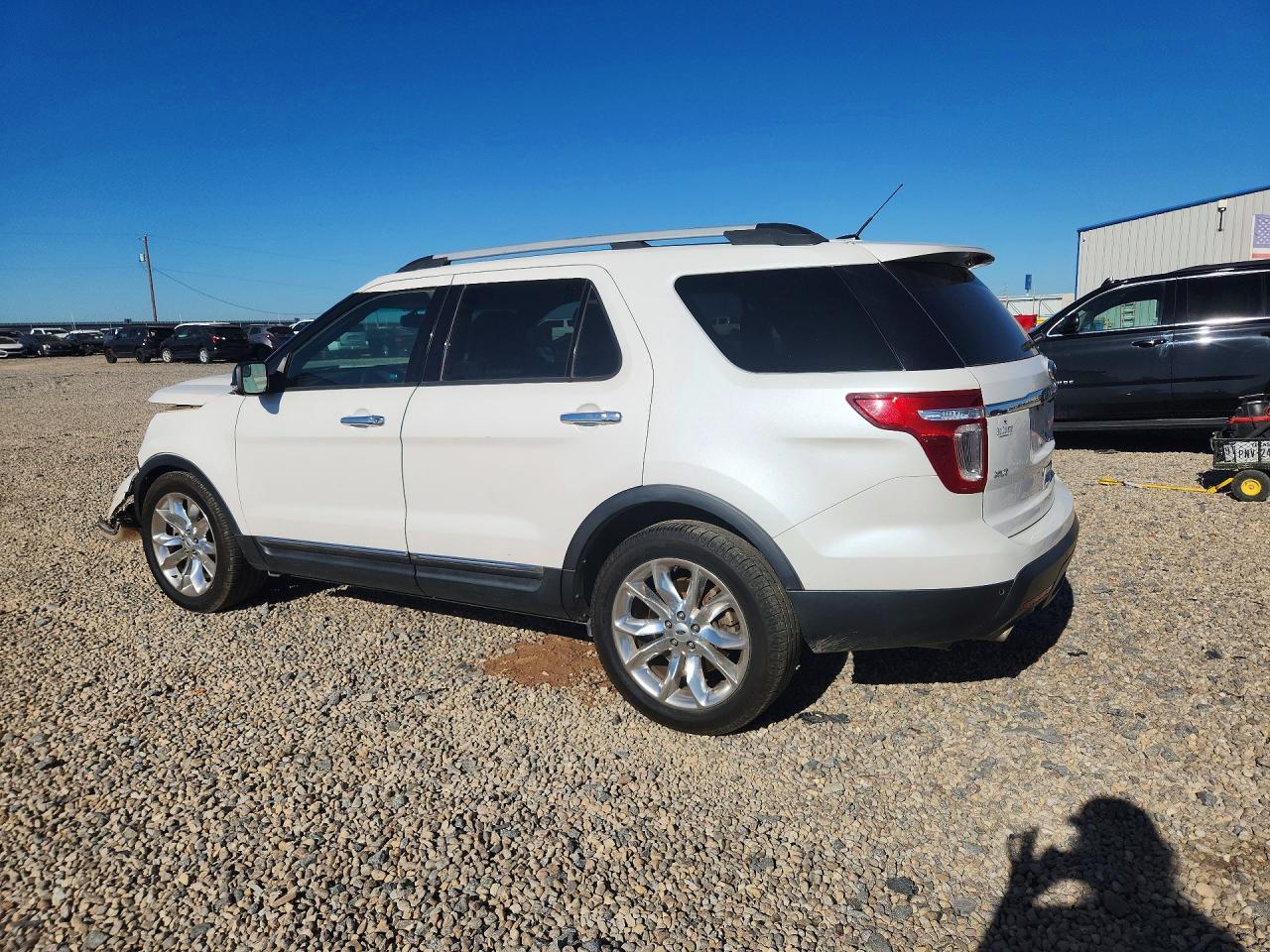 2013 Ford Explorer Xlt White vin: 1FM5K7D86DGC05565