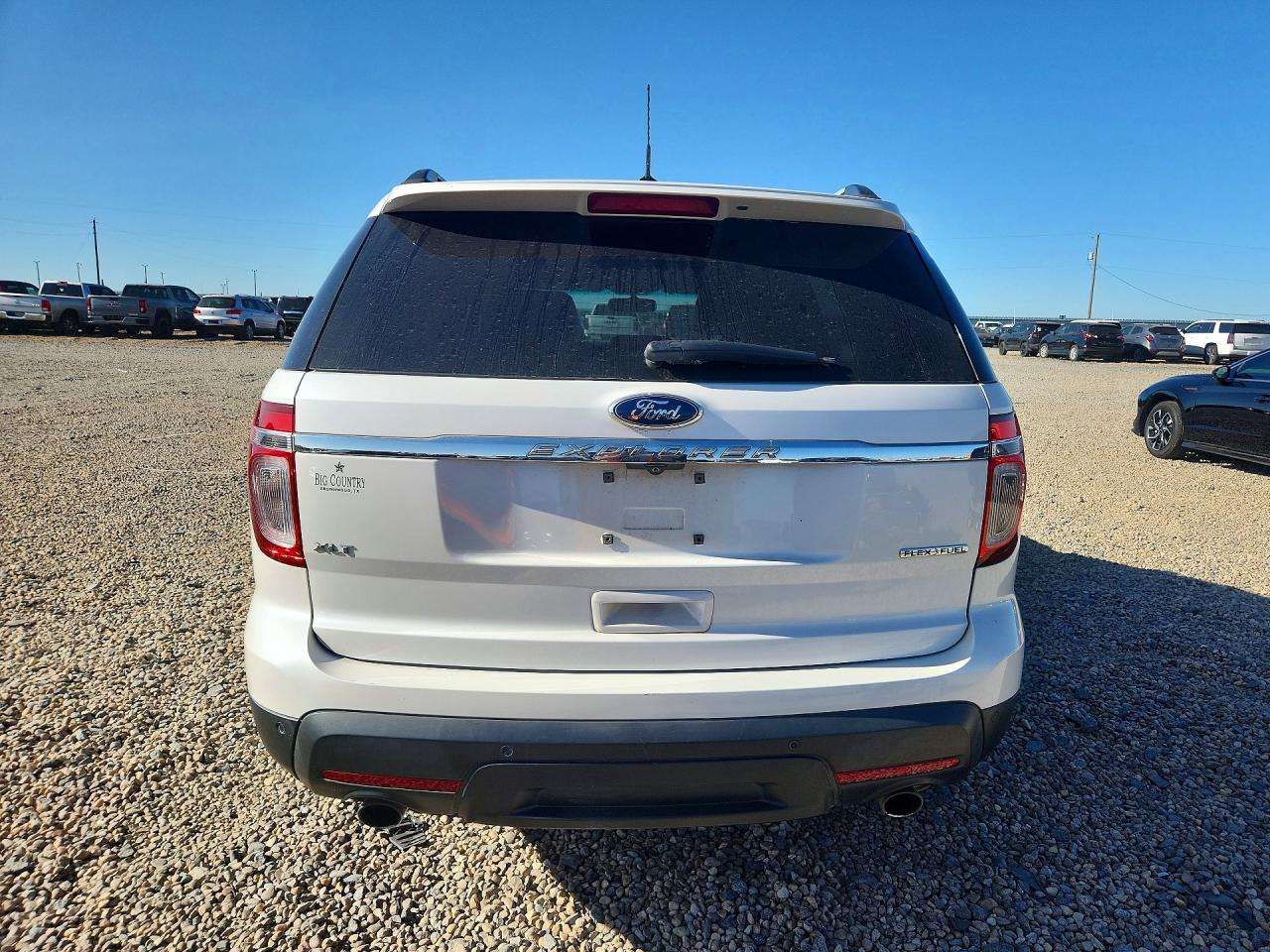 2013 Ford Explorer Xlt White vin: 1FM5K7D86DGC05565