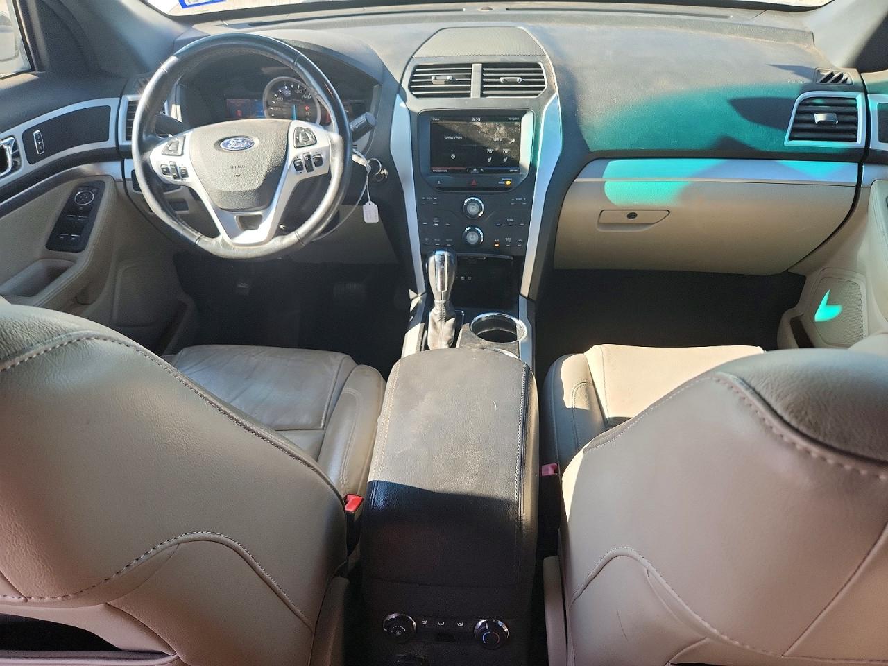 2013 Ford Explorer Xlt White vin: 1FM5K7D86DGC05565