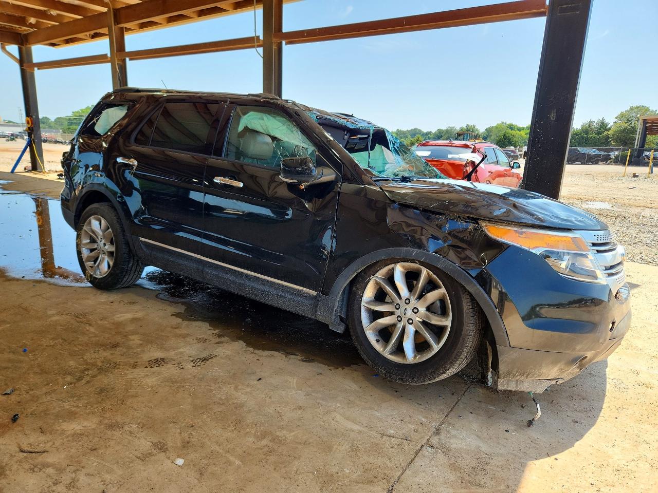 2013 Ford Explorer Xlt Black vin: 1FM5K7D86DGC23225