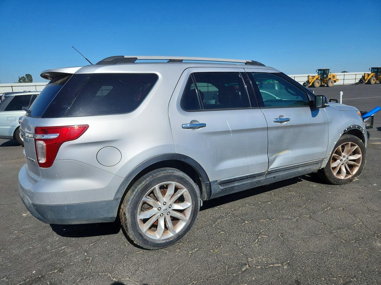 2013 Ford Explorer Xlt Silver vin: 1FM5K7D86DGC28411