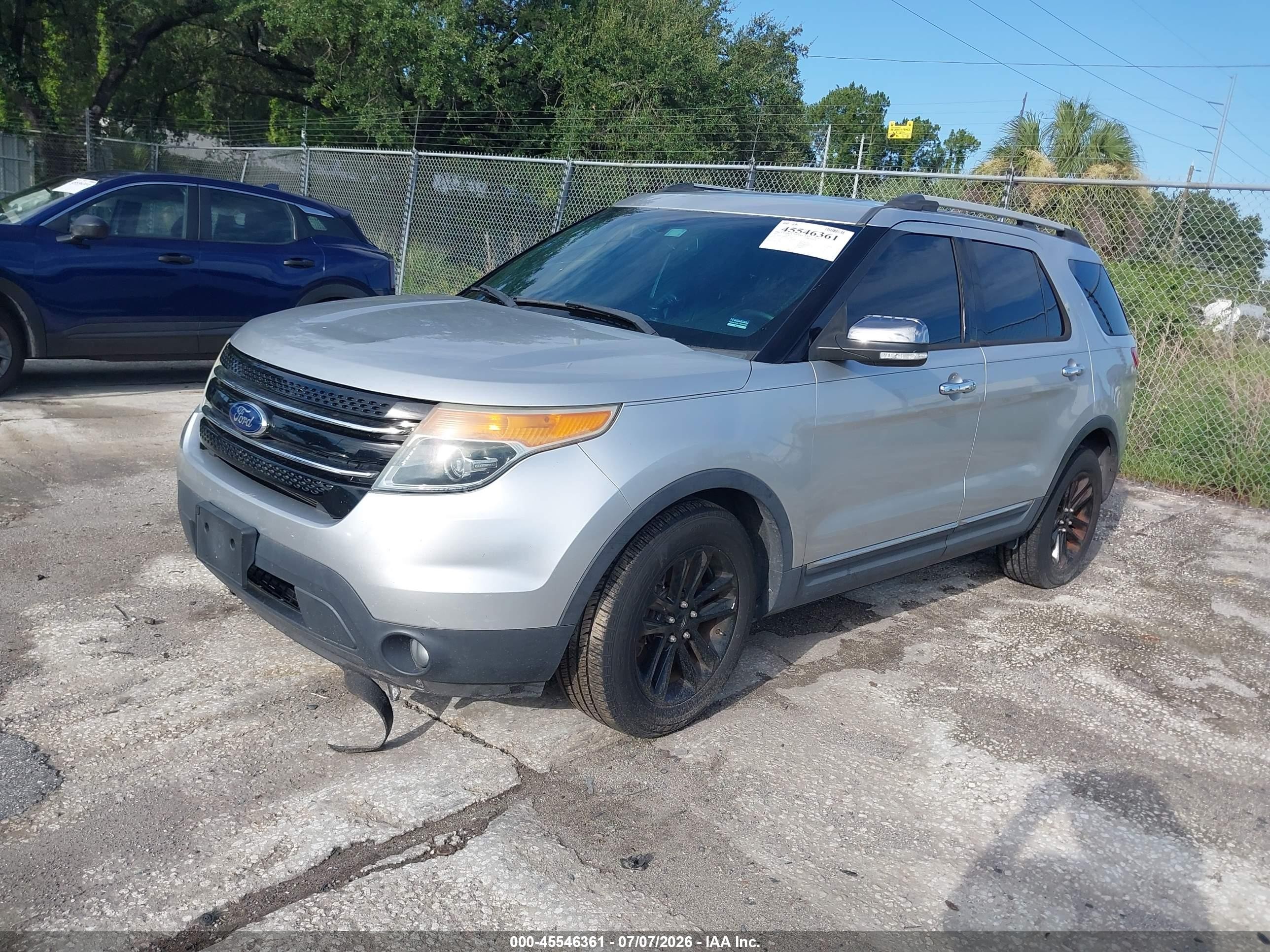 2013 Ford Explorer Xlt Silver vin: 1FM5K7D86DGC77804