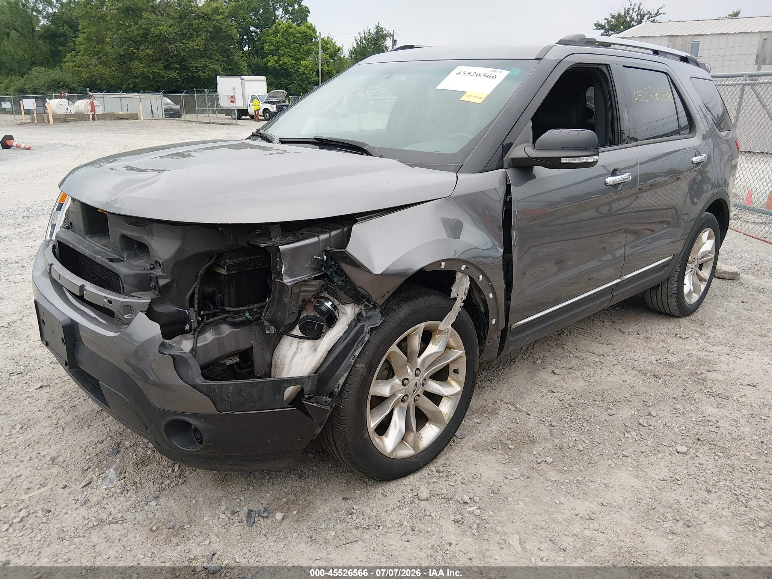 2014 Ford Explorer Xlt Серый vin: 1FM5K7D86EGA31790
