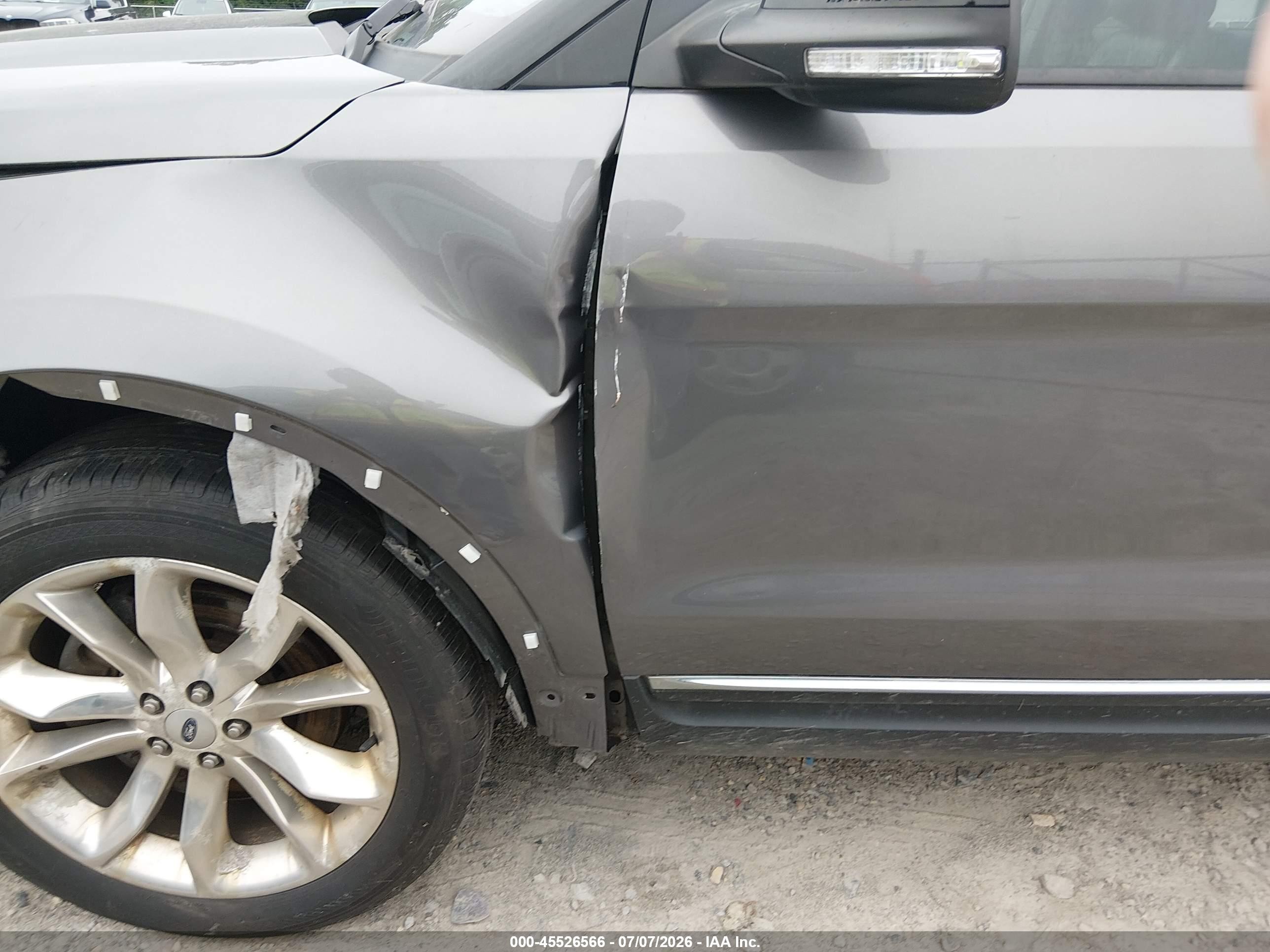 2014 Ford Explorer Xlt Серый vin: 1FM5K7D86EGA31790
