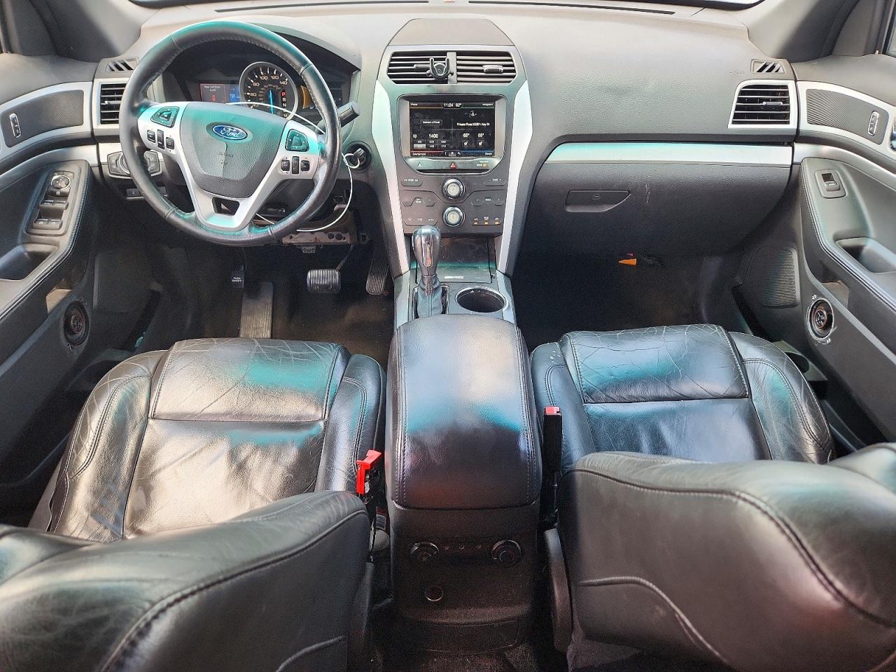 2014 Ford Explorer Xlt White vin: 1FM5K7D86EGA52851