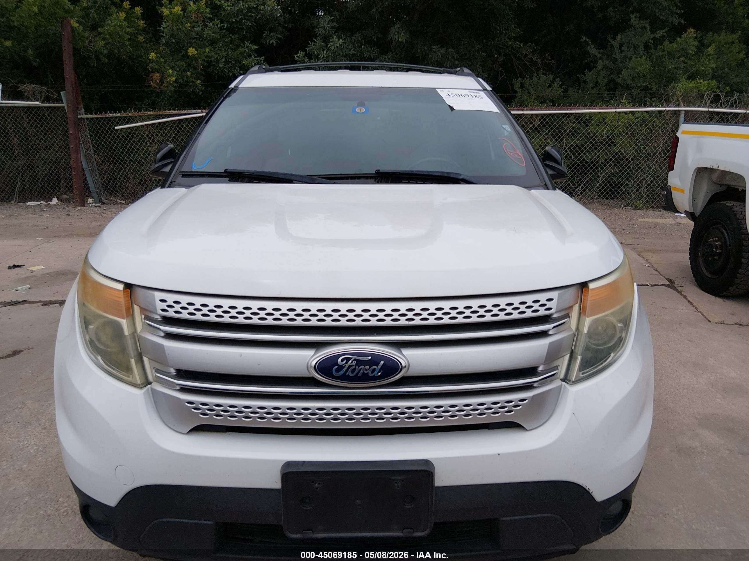 2014 Ford Explorer Xlt White vin: 1FM5K7D86EGC47168